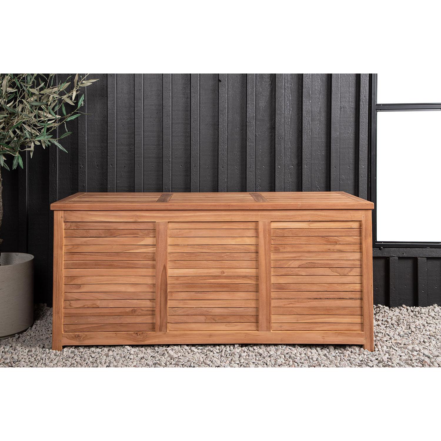 Rebellenclub Halon Kussen Opbergbox - 130 x 50cm - Naturel Hout