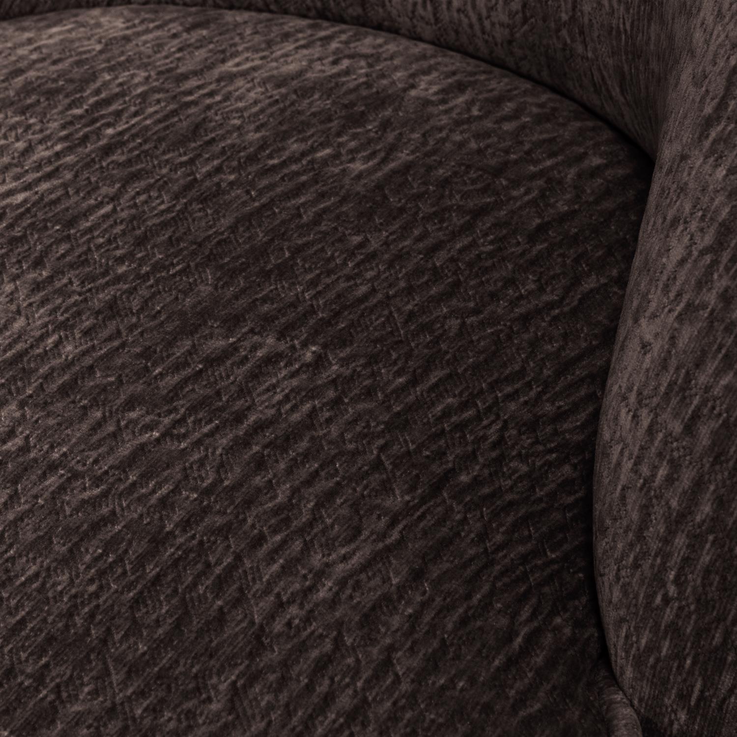 BePureHome fauteuil 3D Vogue - Chenille - Donker Bruin