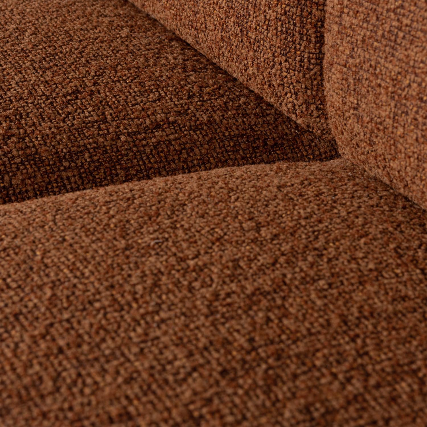 WOOOD Mojo 1-Zits Bank - Bouclé - Roest Bruin Melange - 74x80x97