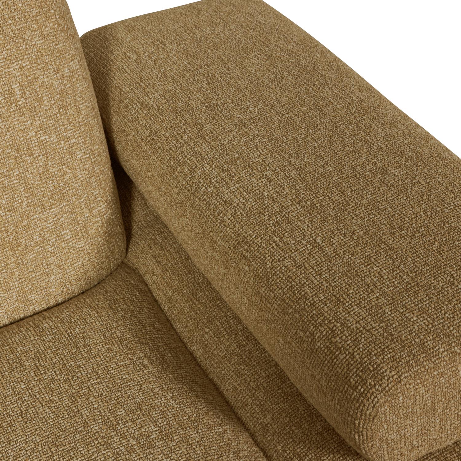 WOOOD Mojo 1-Zits Bank Met Arm Rechts - Bouclé - Beige - 74x120x97