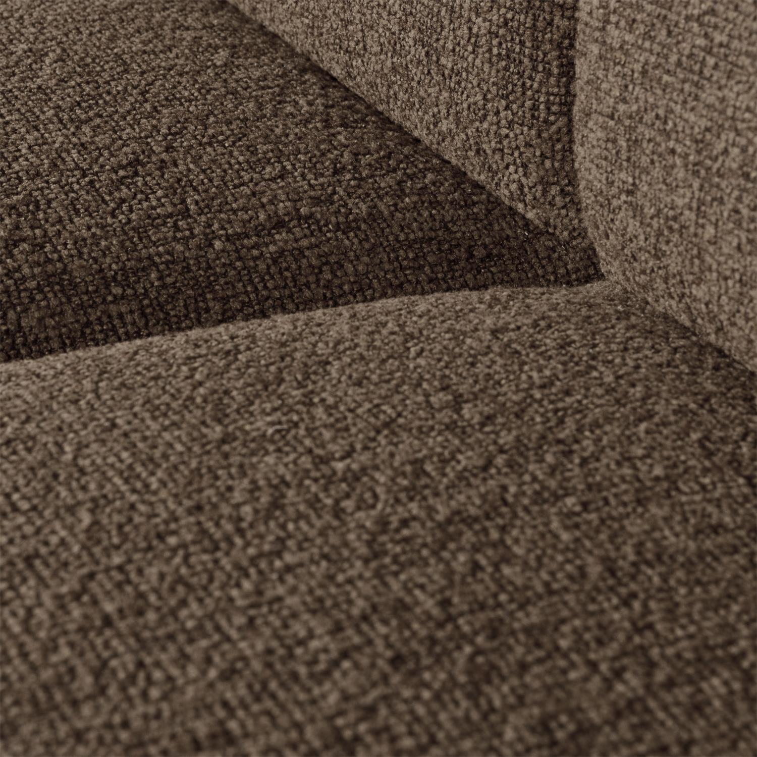 WOOOD Mojo 1-Zits Bank - Bouclé - Bruin Melange - 74x80x97