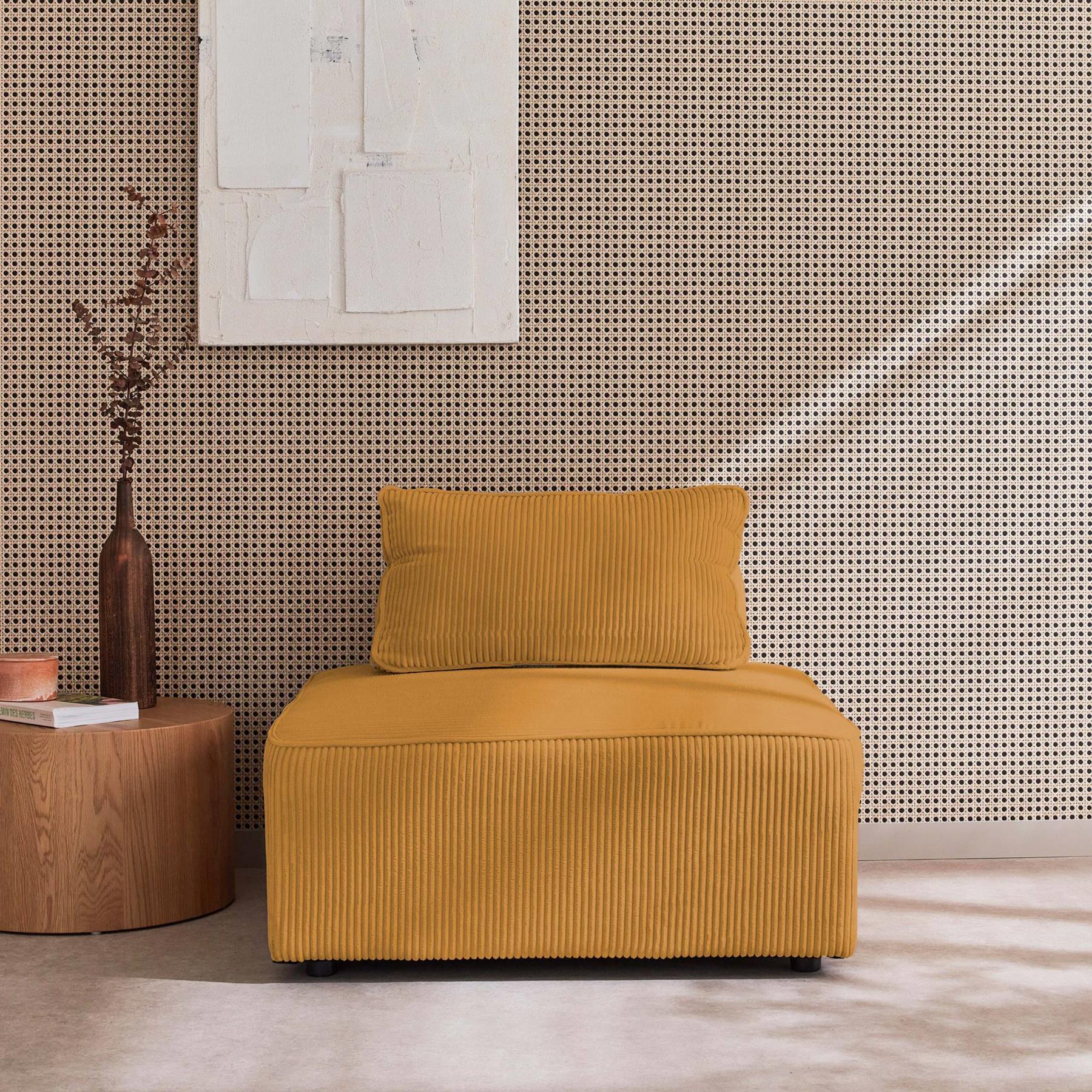 sweeek - Modulaire velours fauteuil