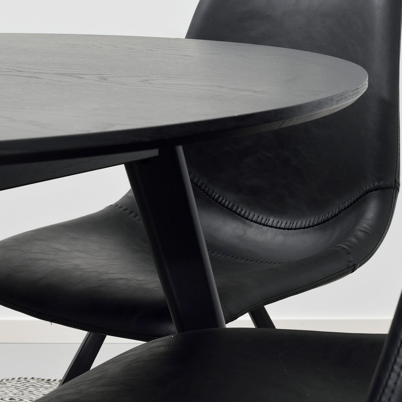 Rowico Home Yumi Ronde Houten Eettafel Ø 115 - Zwart