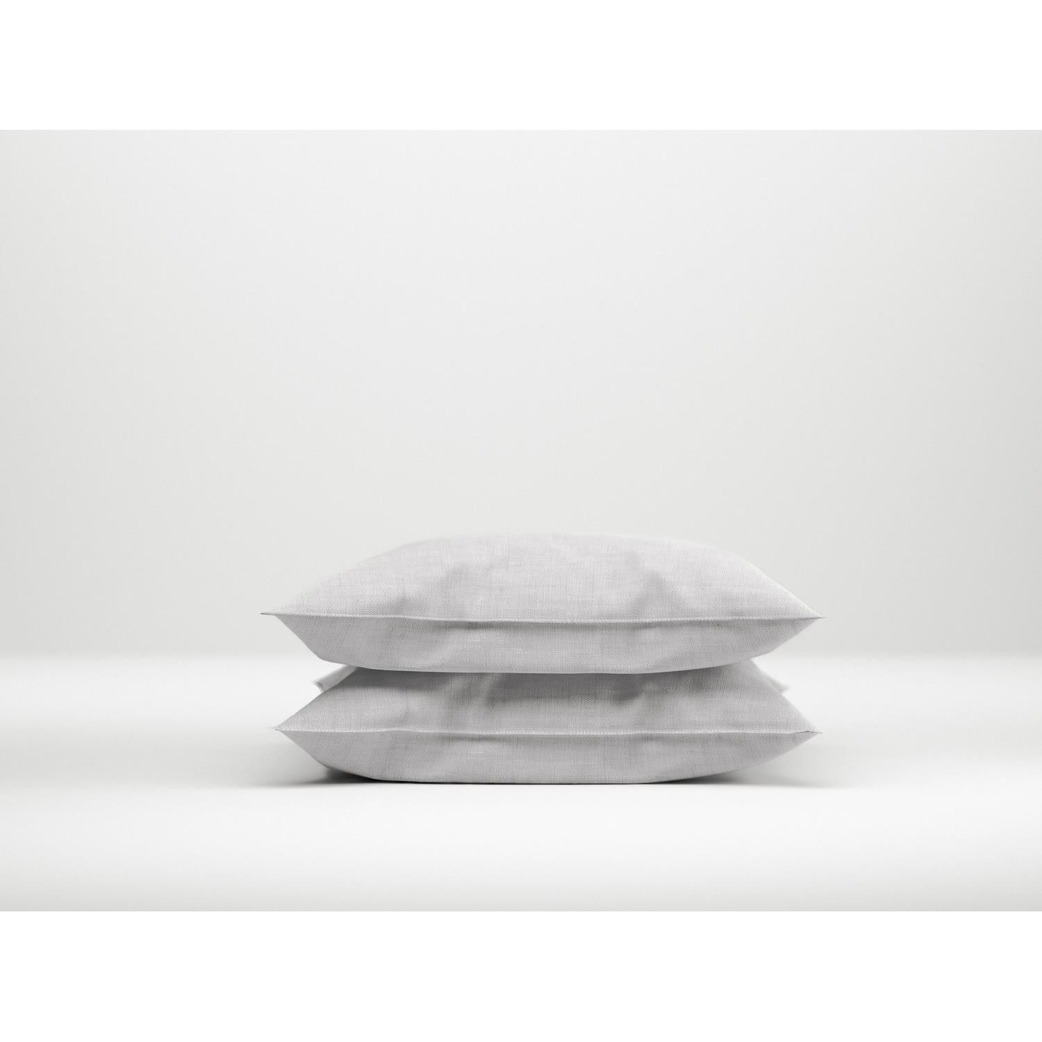 Zo Home Lino Kussensloop Linnen Look dove grey