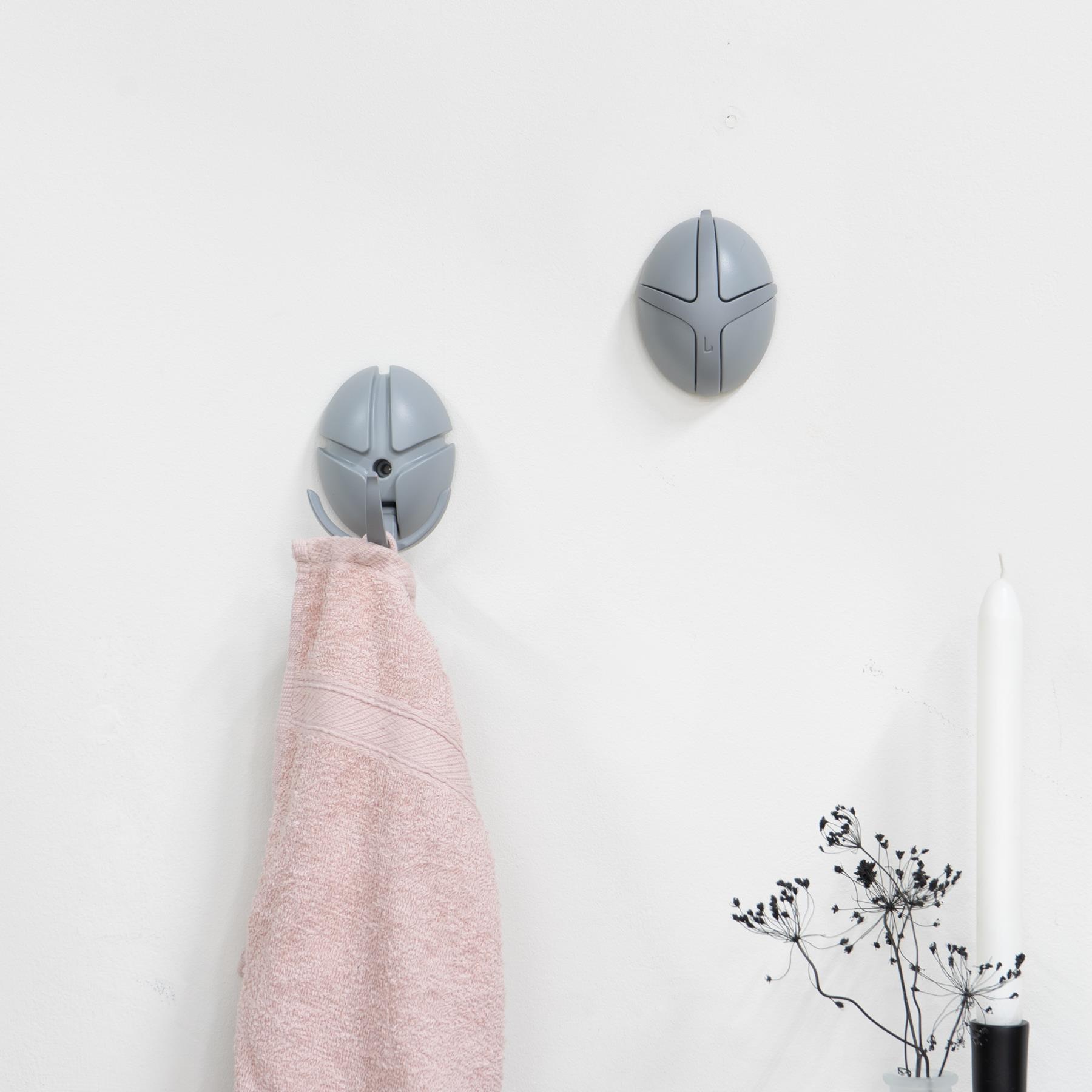 SPINDER DESIGN TICK Wandkapstok - Grigio | Grigio