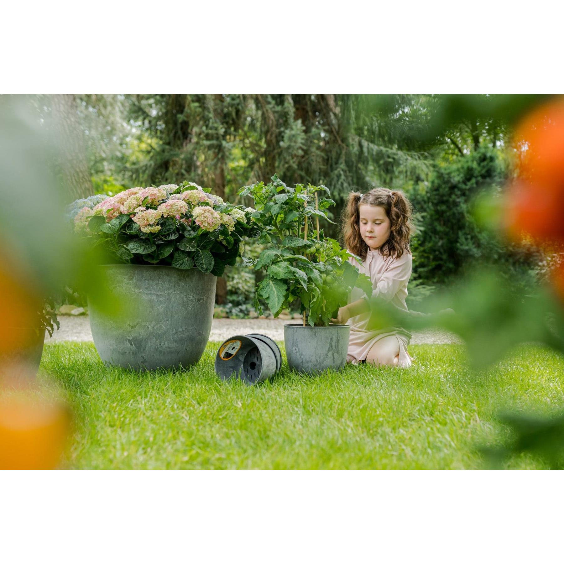 Artstone Bloempot Bola - 45x38 - Zwart