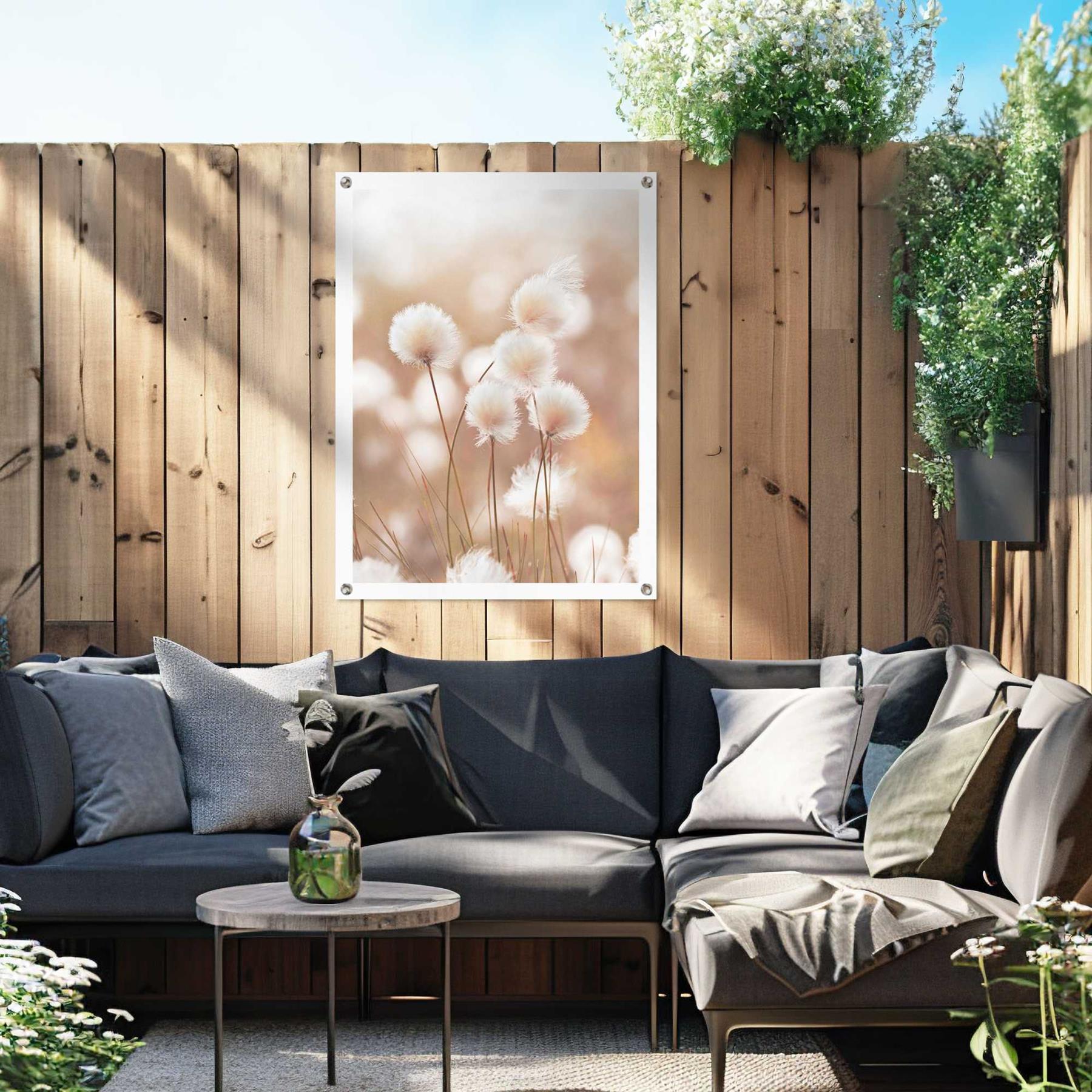 Reinders - Cotton Field - Tuinposter 80x60cm