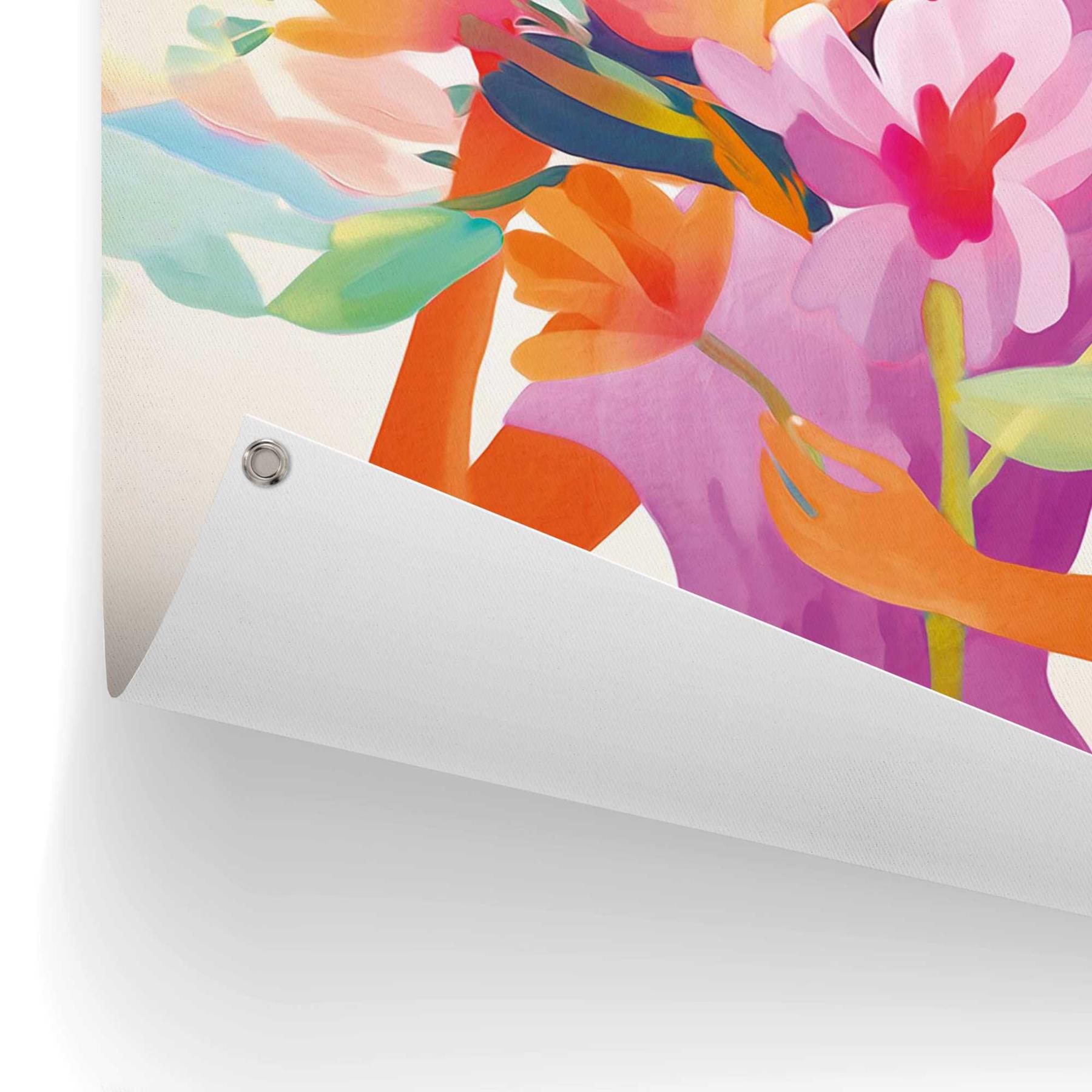 Reinders - Lady Flowers - Tuinposter 80x60cm