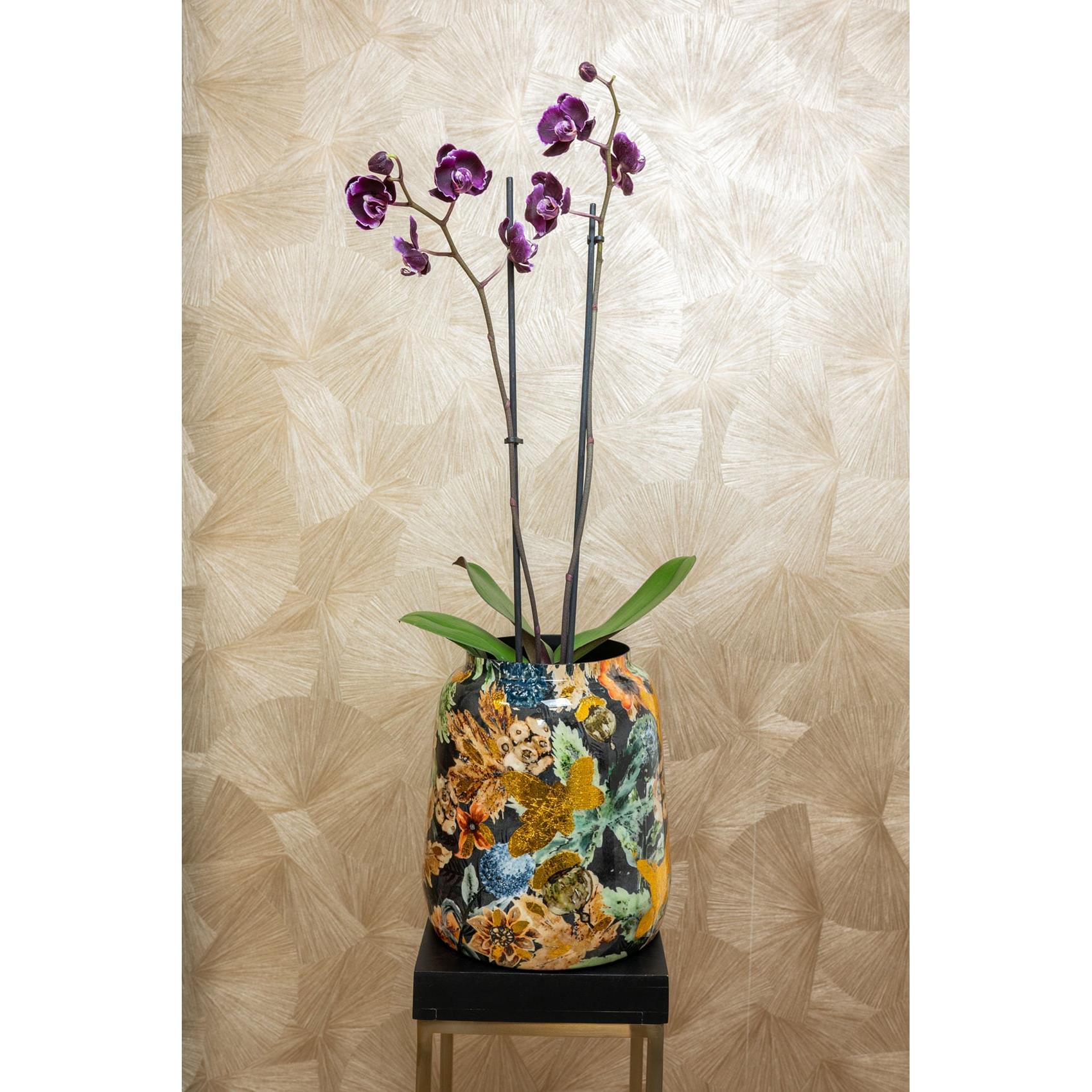 TS Collection Bloempot hoog Berry blue - 21x24 - Berry blue