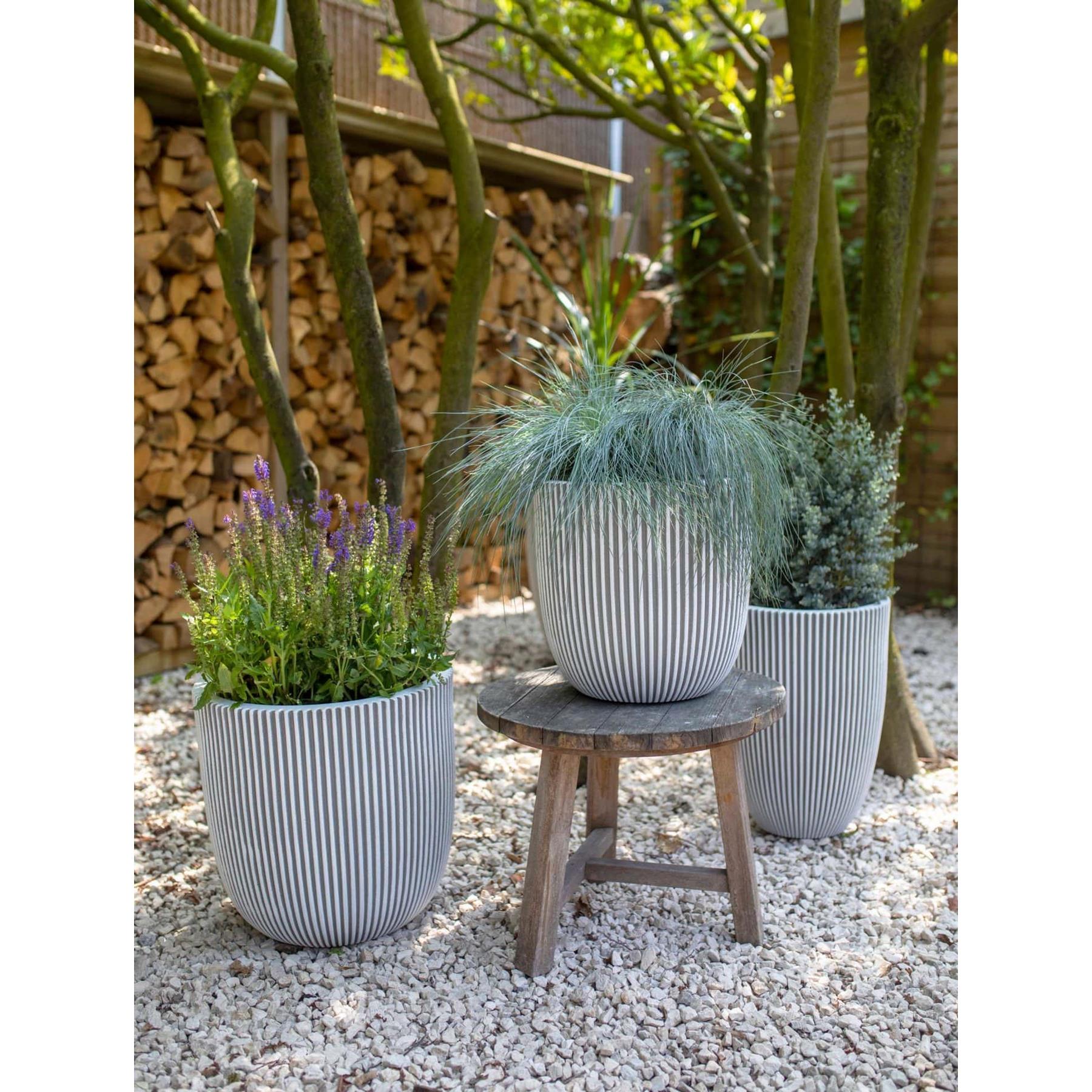 Capi Europe Bloempot bol Groove NL - 54x52 - Goud