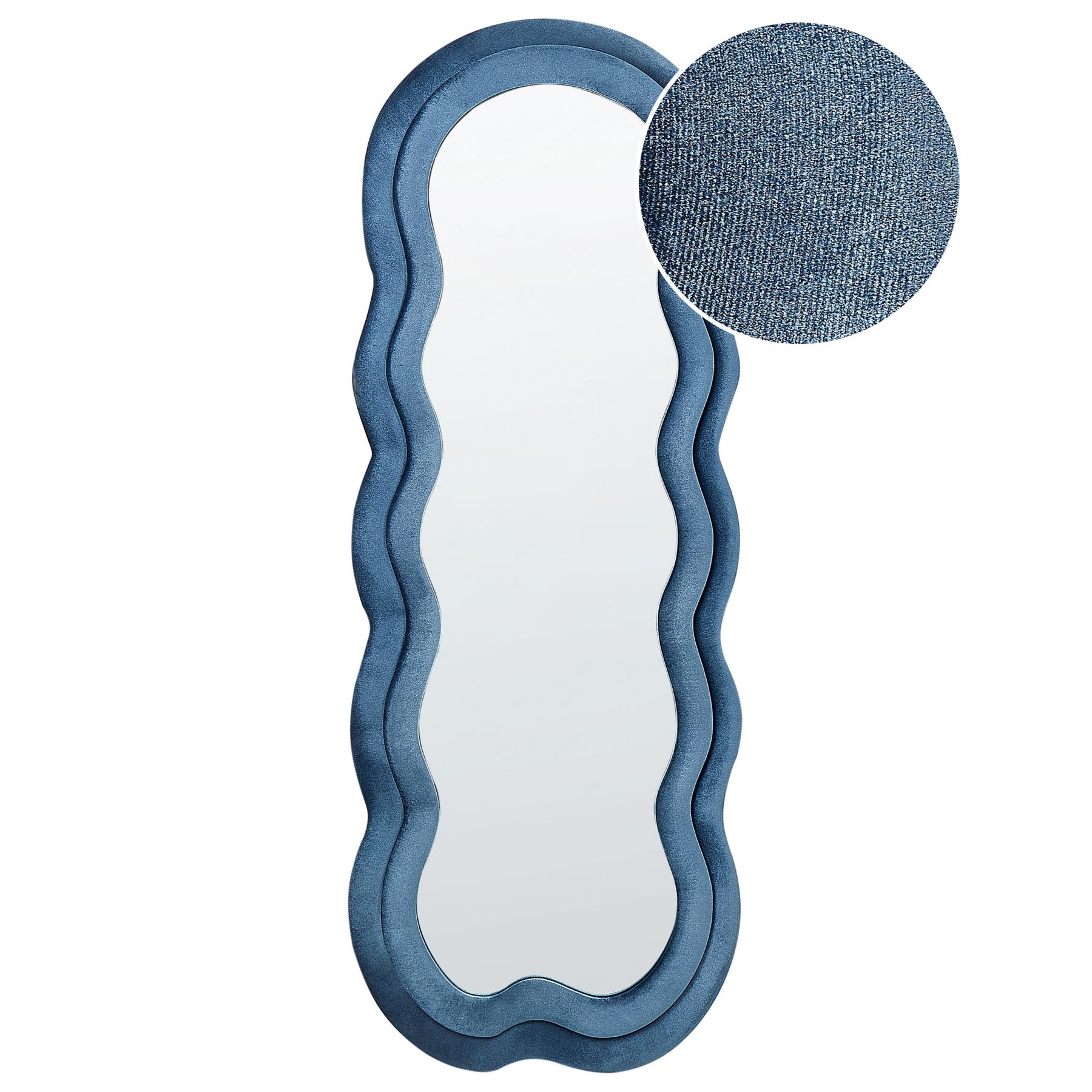 Beliani - LACS - Wandspiegel - Blauw - MDF
