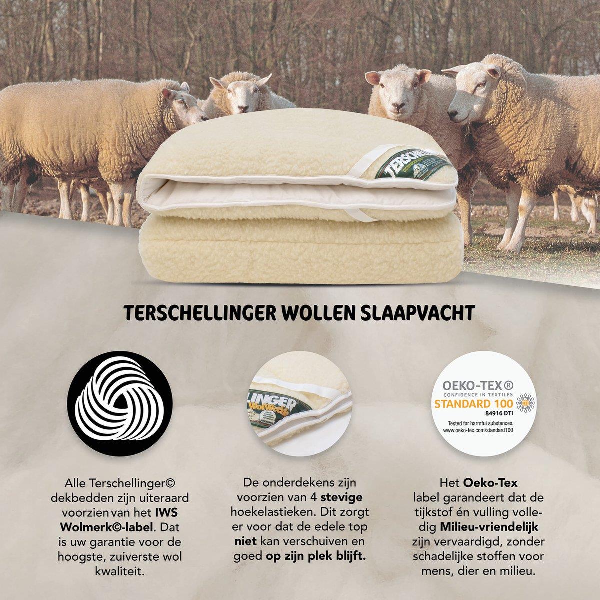 Terschellinger Wolweelde - Zuiver Wollen Matrasoplegger - 180 x 220