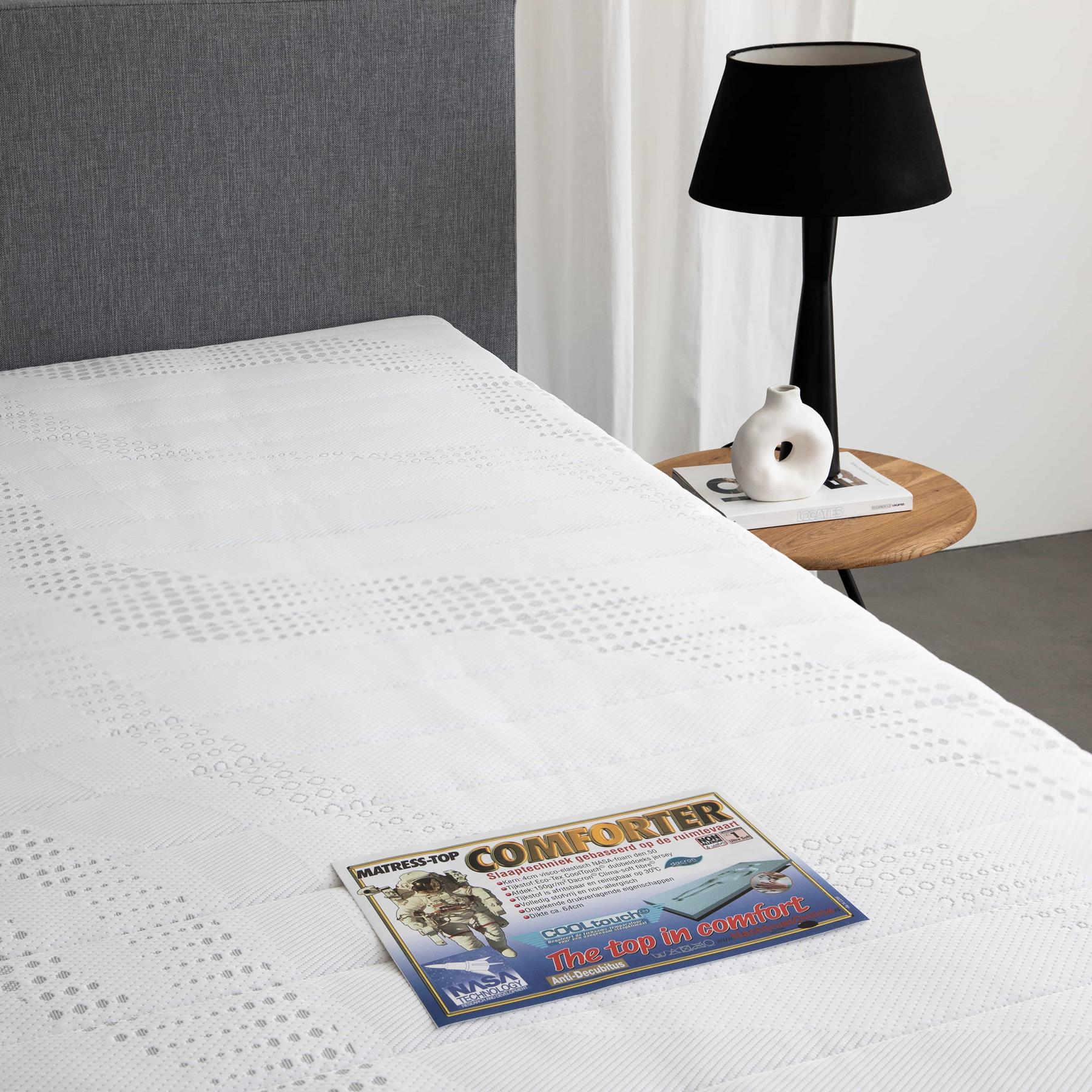 Comforter - Traagschuim Topmatras - 180x210cm