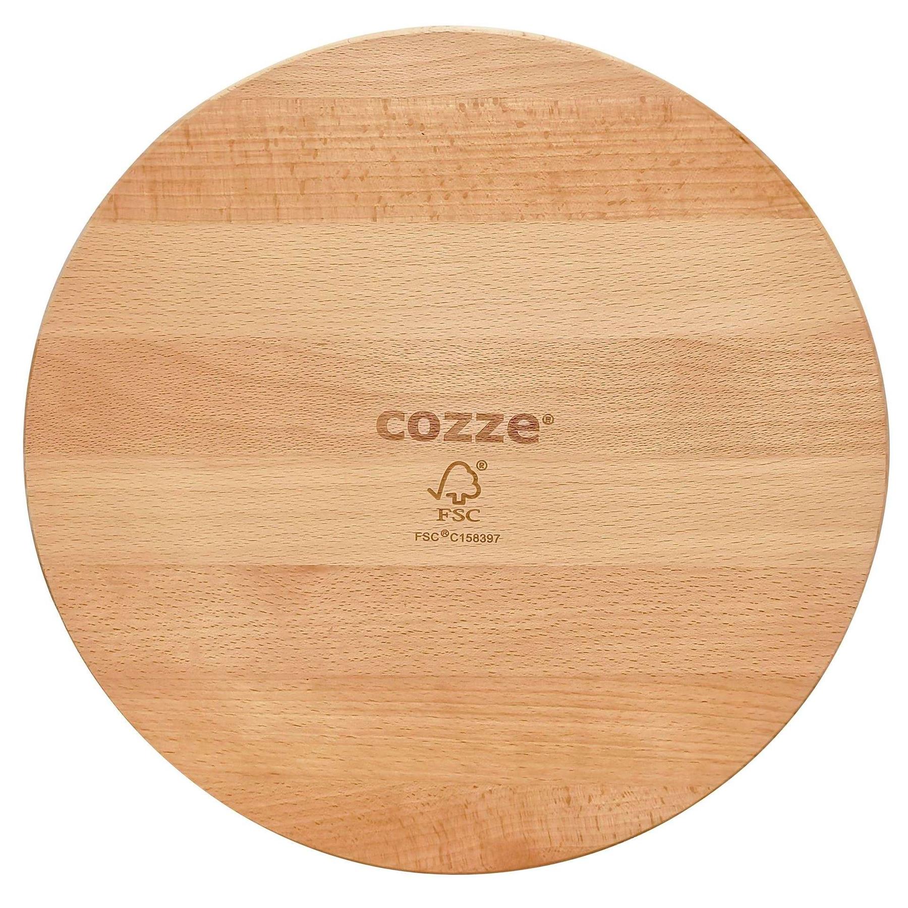 Cozze Serveerplank voor Pizza Bamboe Diameter 35 cm