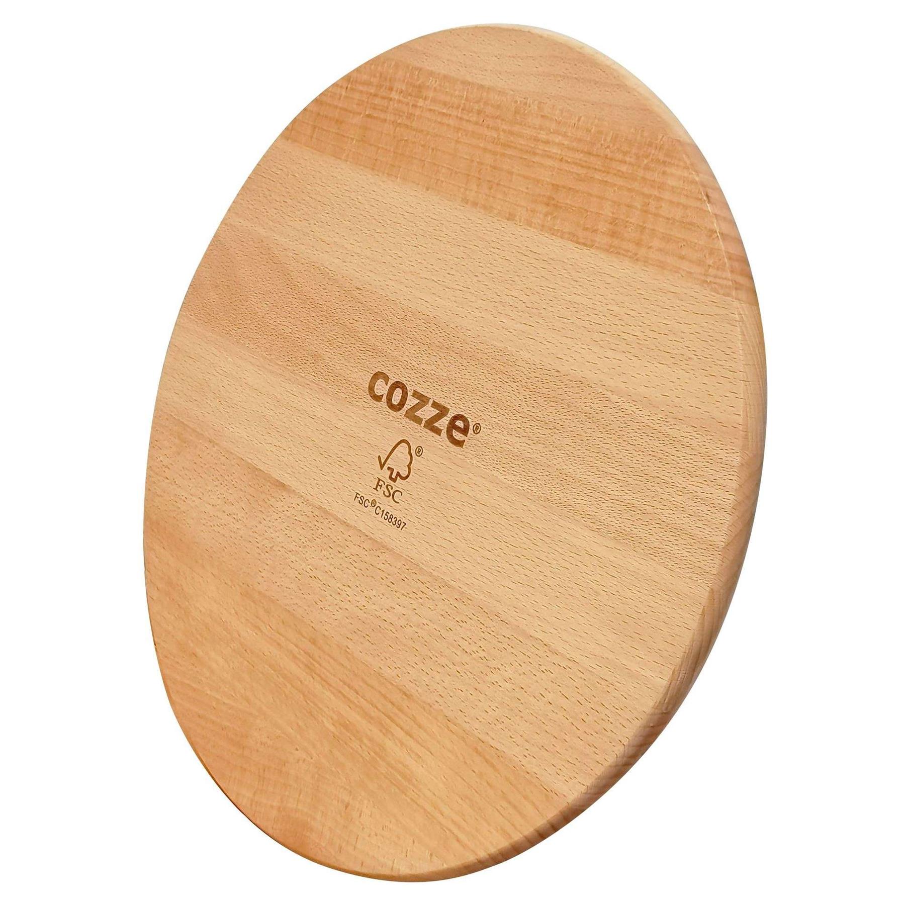 Cozze Serveerplank voor Pizza Bamboe Diameter 35 cm
