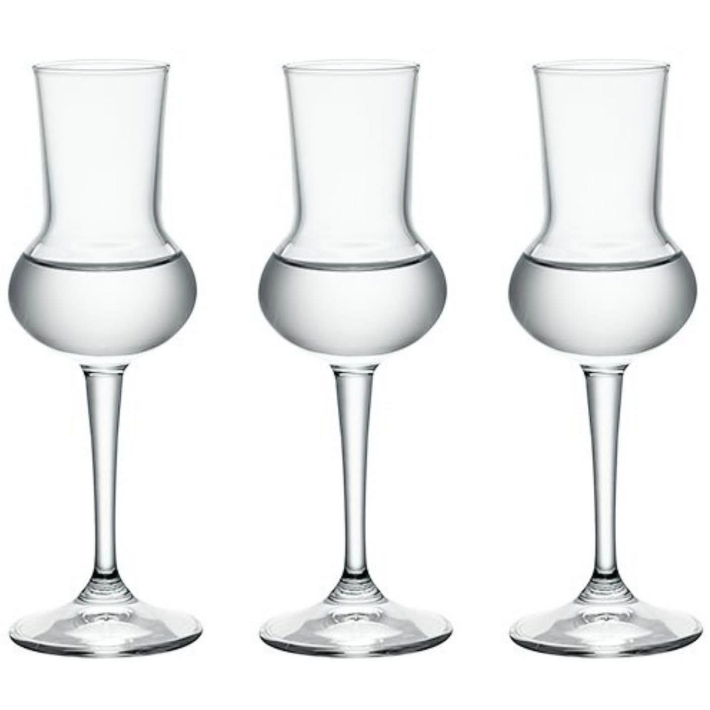 Bormioli Grappaglazen Restaurant - 80 ml - 3 stuks