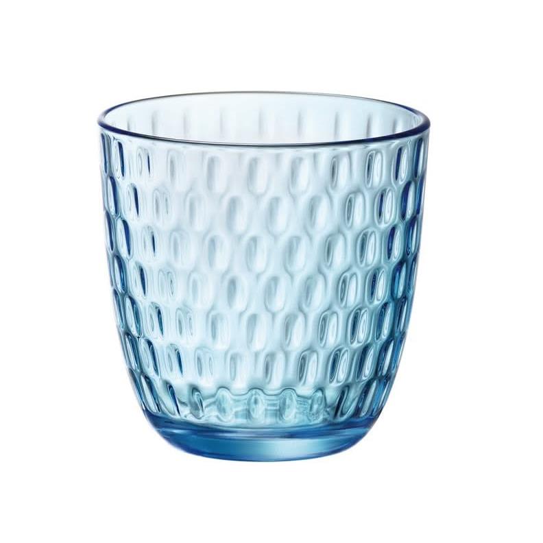 Bormioli Rocco Glazen Slot - Blauw - 290 ml - 6 stuks