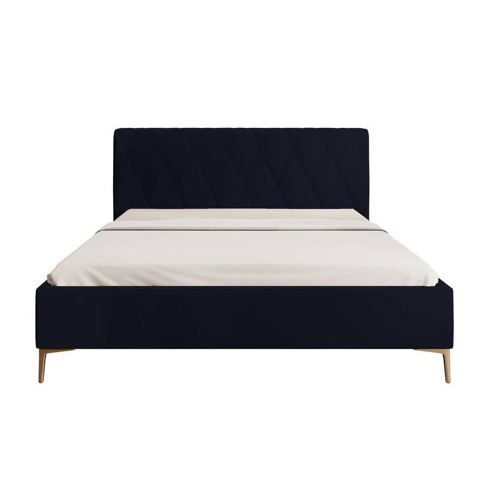 NADUVI Collection Ticaro Bedframe - 140 x 200 cm - Marineblauw