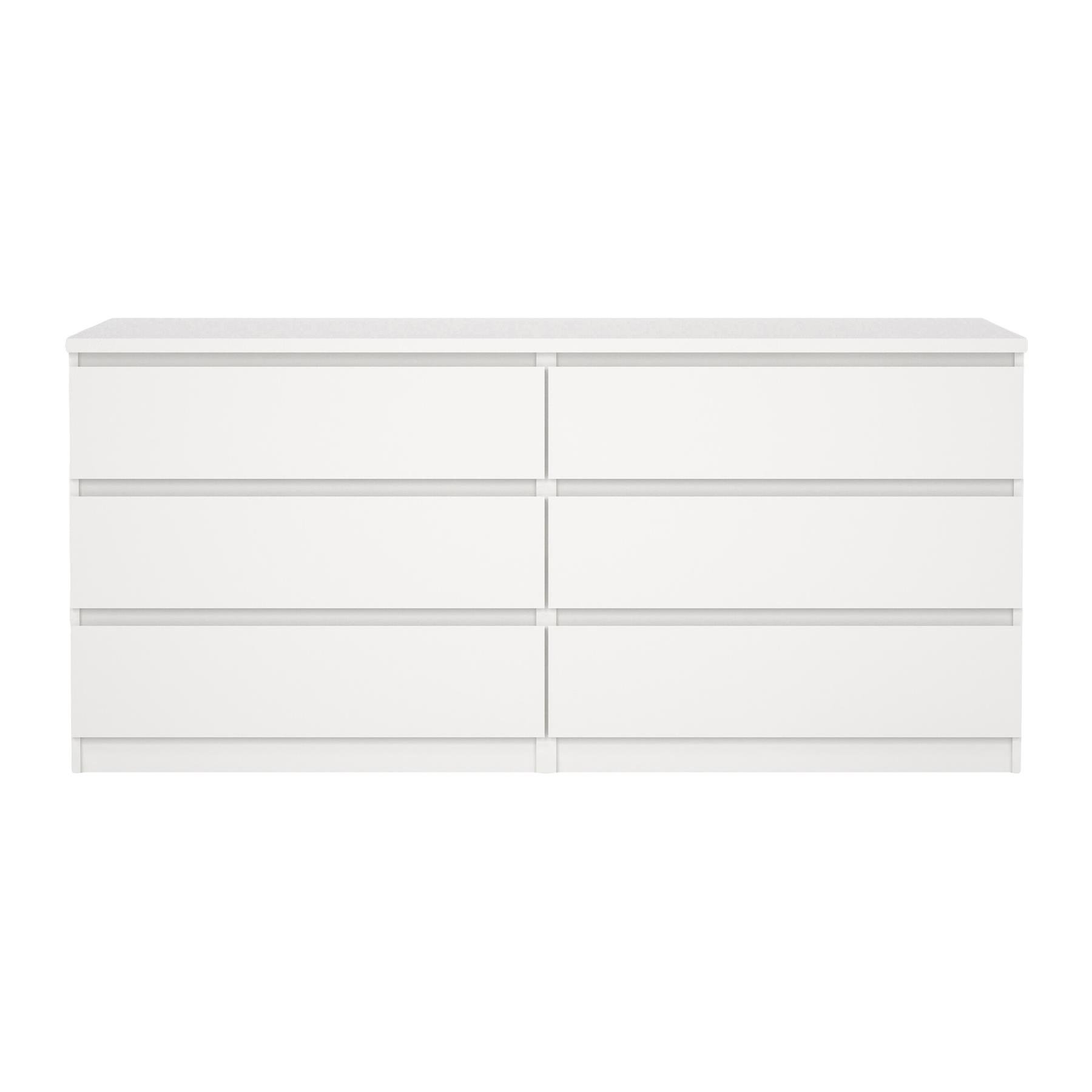 by fonQ basic Slide Ladekast - 6 lades -  Wit