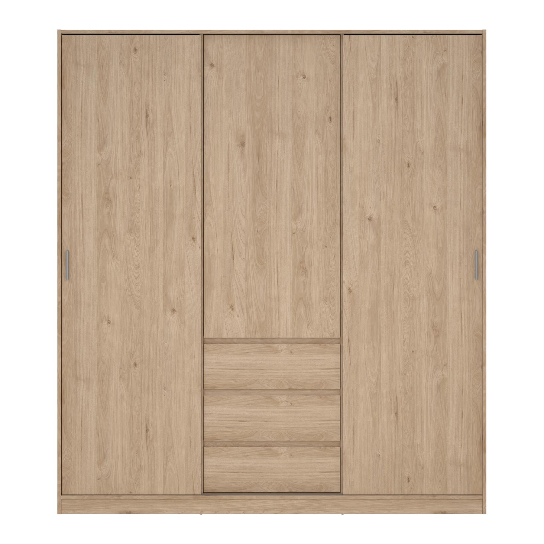 by fonQ basic Slide Kledingkast - B 177 cm - Eiken