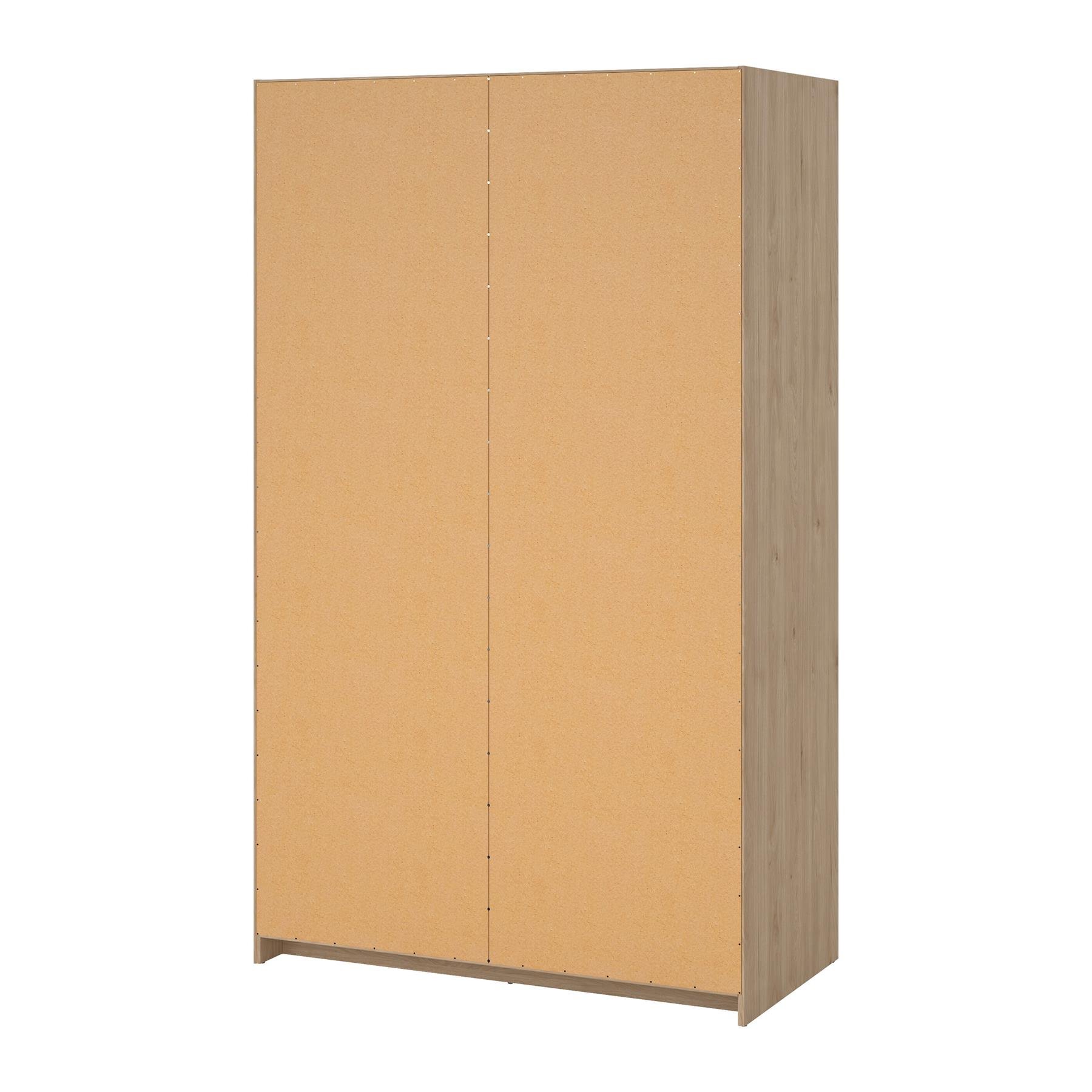 by fonQ basic Slide Kledingkast - B 118,5 cm - Eiken