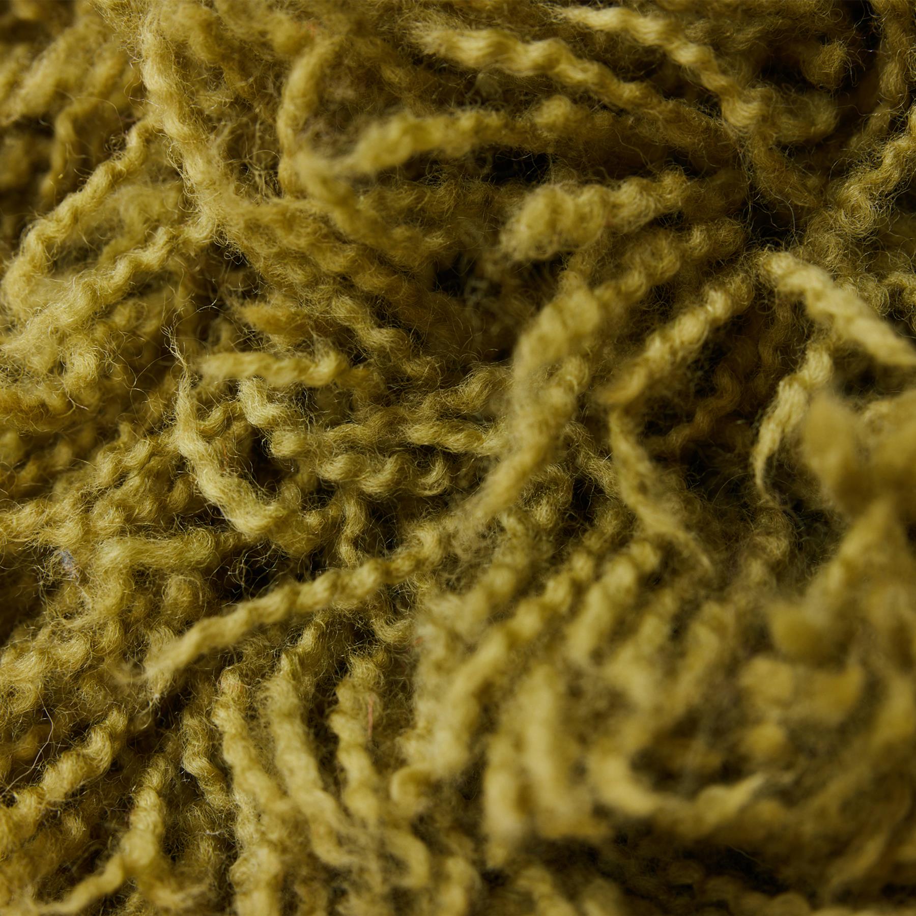 HKliving Fluffy Sierkussen 50 x 50 cm - Olive