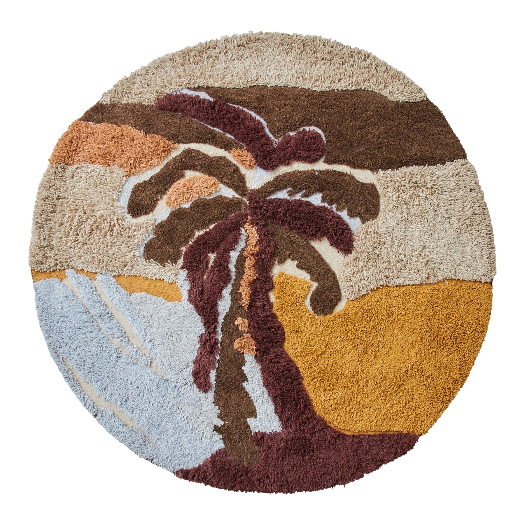 HKliving Tufted Vloerkleed  Ø 150 cm - Palm Beach