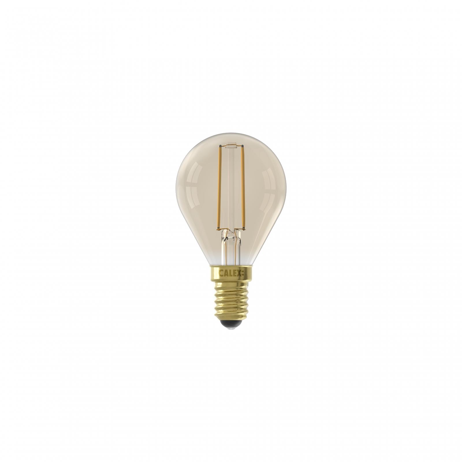 Calex Lichtbron E14  Goud - Glas - 5x8x5cm (BxHxD)