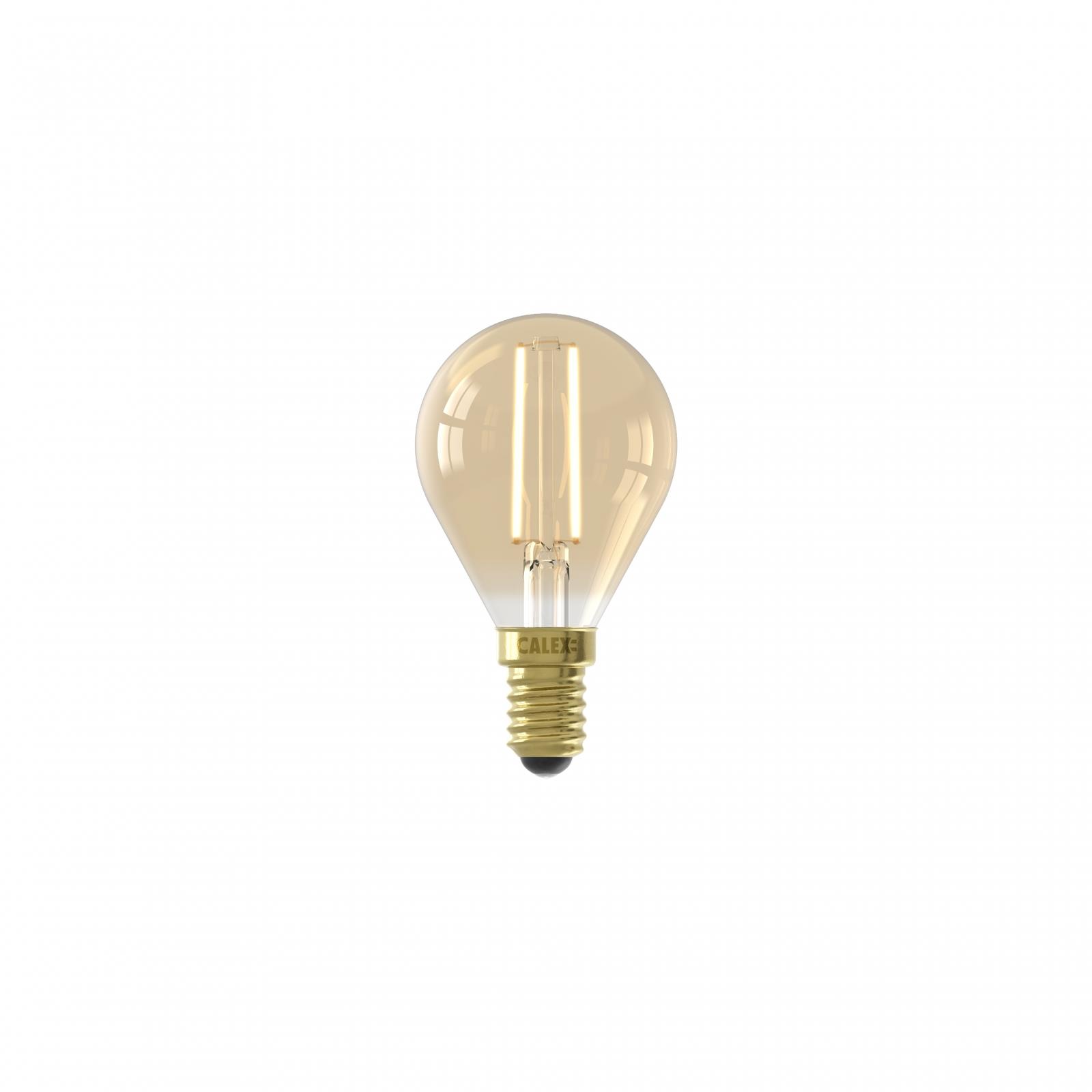 Calex Lichtbron E14  Goud - Glas - 5x8x5cm (BxHxD)