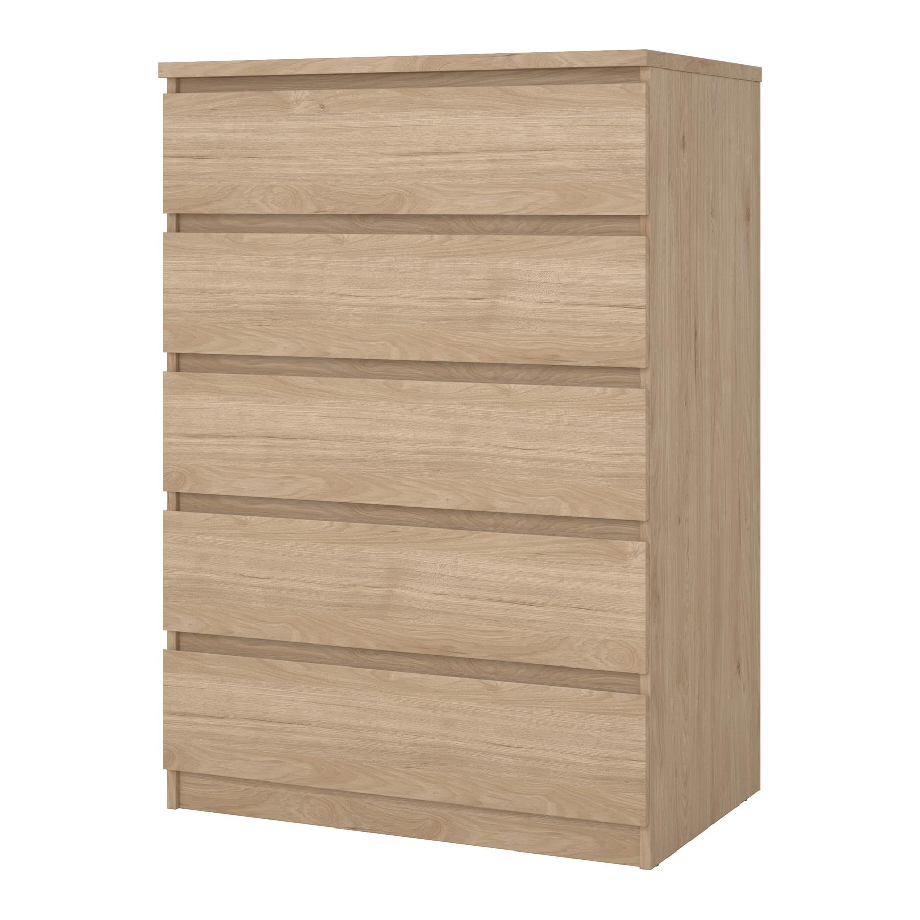 by fonQ basic Slide Ladekast 5 lades - Eiken