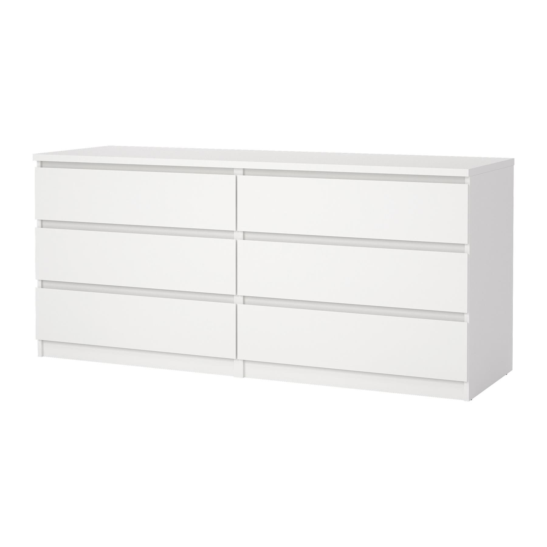 by fonQ basic Slide Ladekast - 6 lades -  Wit