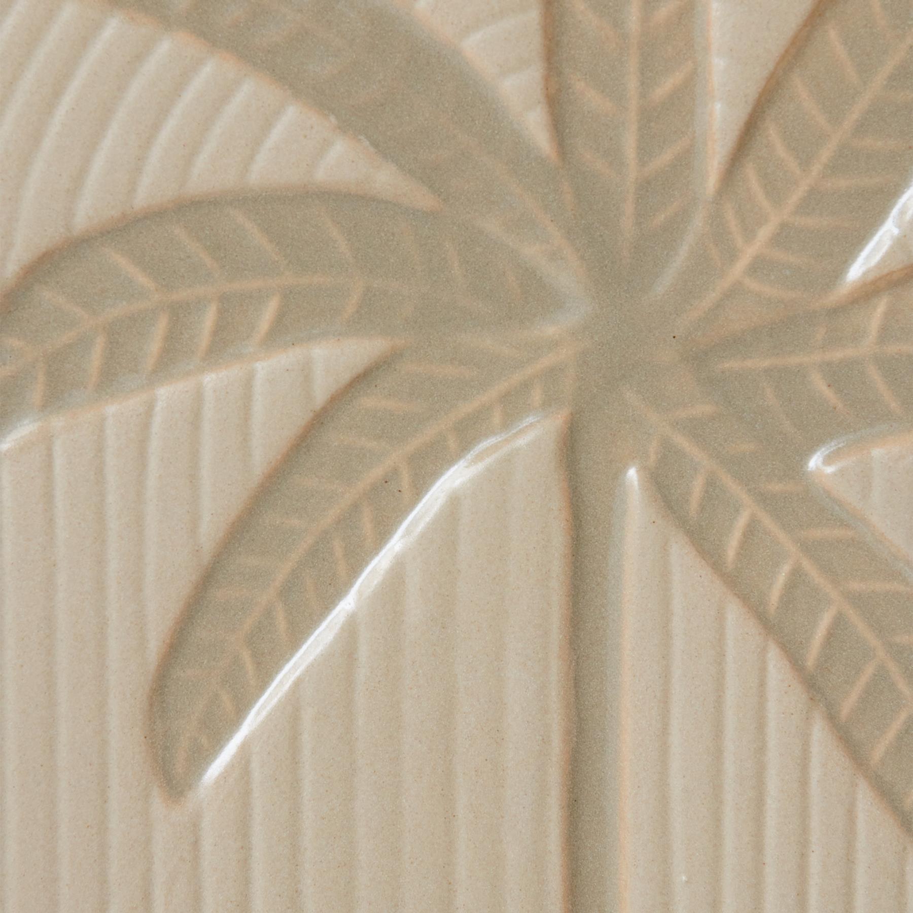 HKliving Stoneware Wanddornament - Palm 