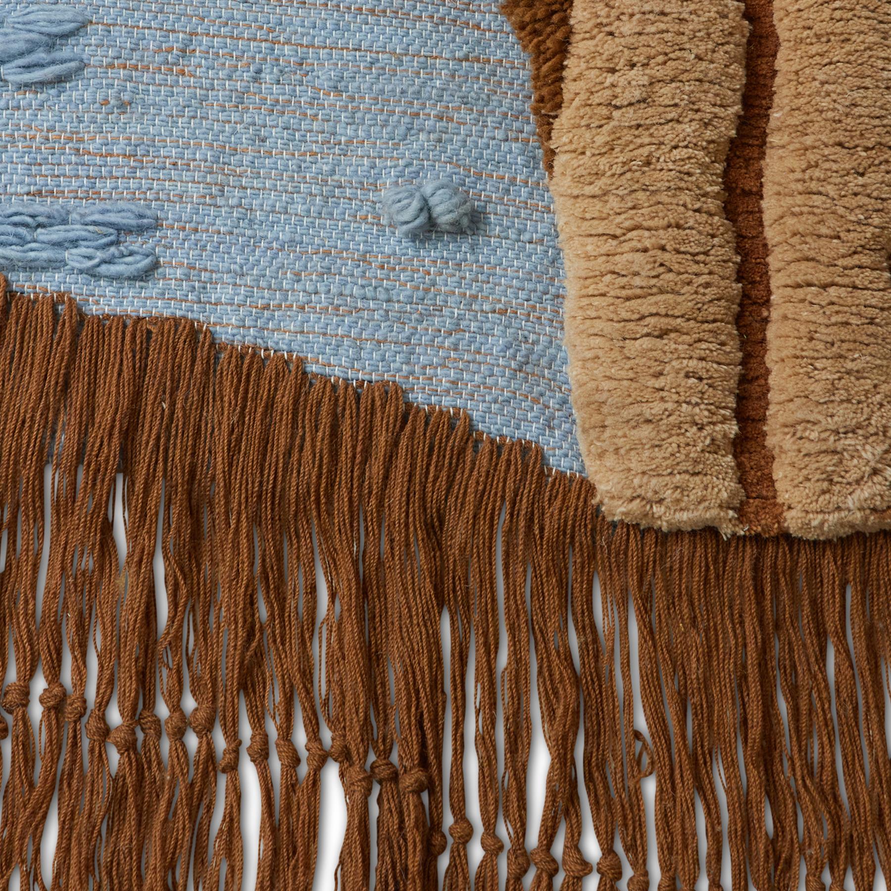 HKliving Wandkleed - Ocean Blue