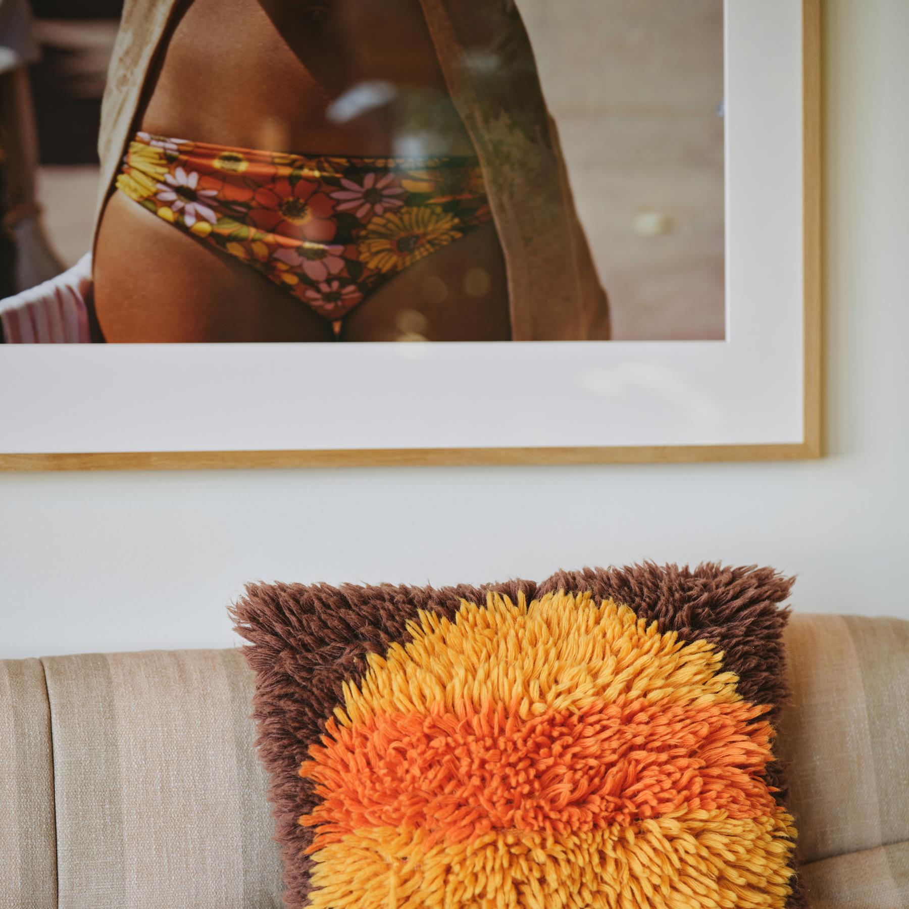 HKliving Fluffy Sierkussen 55 x 55 cm - Horizon