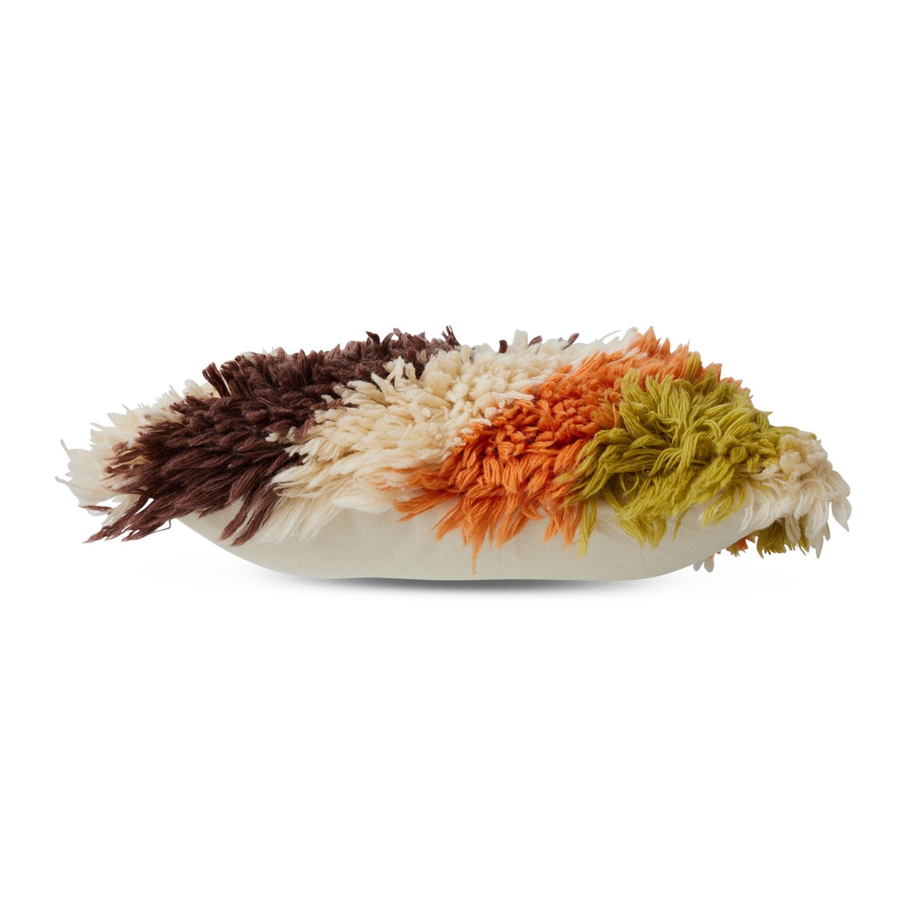 HKliving Fluffy Sierkussen 55 x 55 cm - Striped
