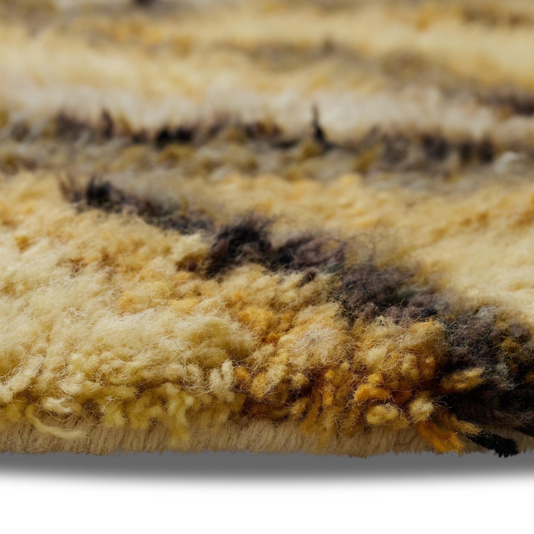 HKliving Fluffy Vloerkleed Ø 145 cm - Dunes