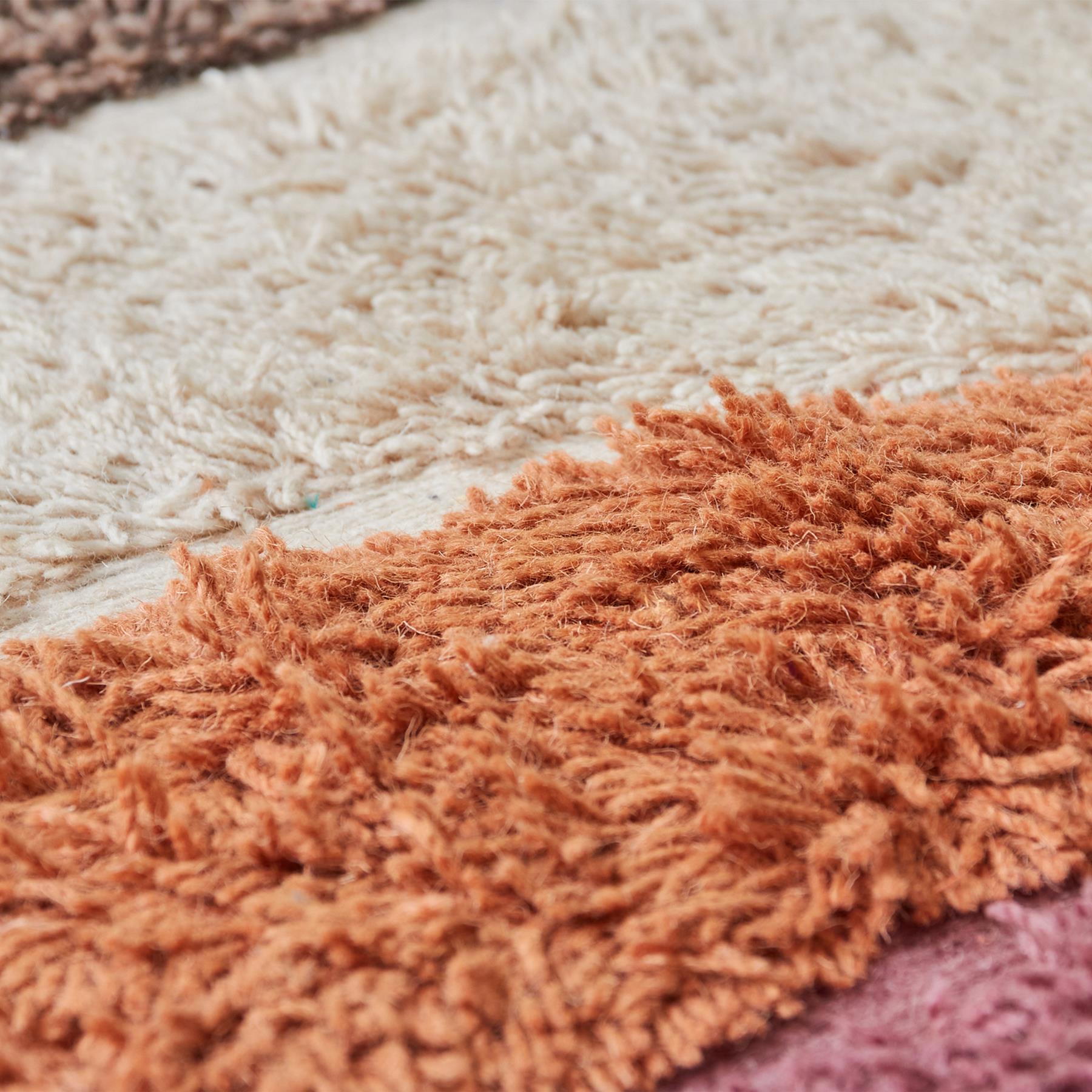 HKliving Tufted Vloerkleed  Ø 150 cm -  Melange