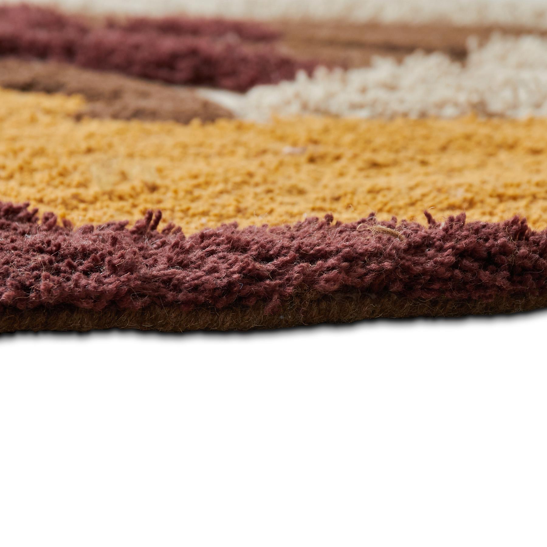 HKliving Tufted Vloerkleed  Ø 150 cm -  Melange