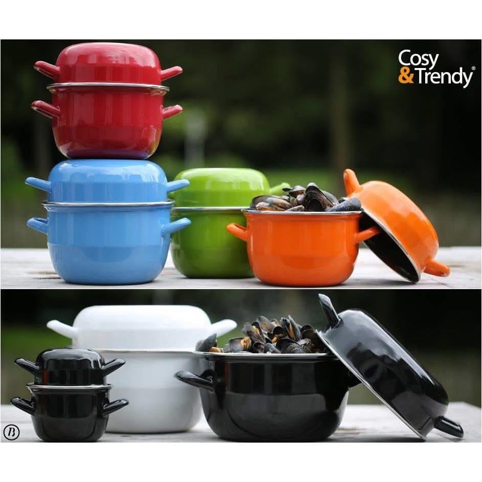 Cosy & Trendy Mosselpan - Zwart - ø 24 cm | 5 liter