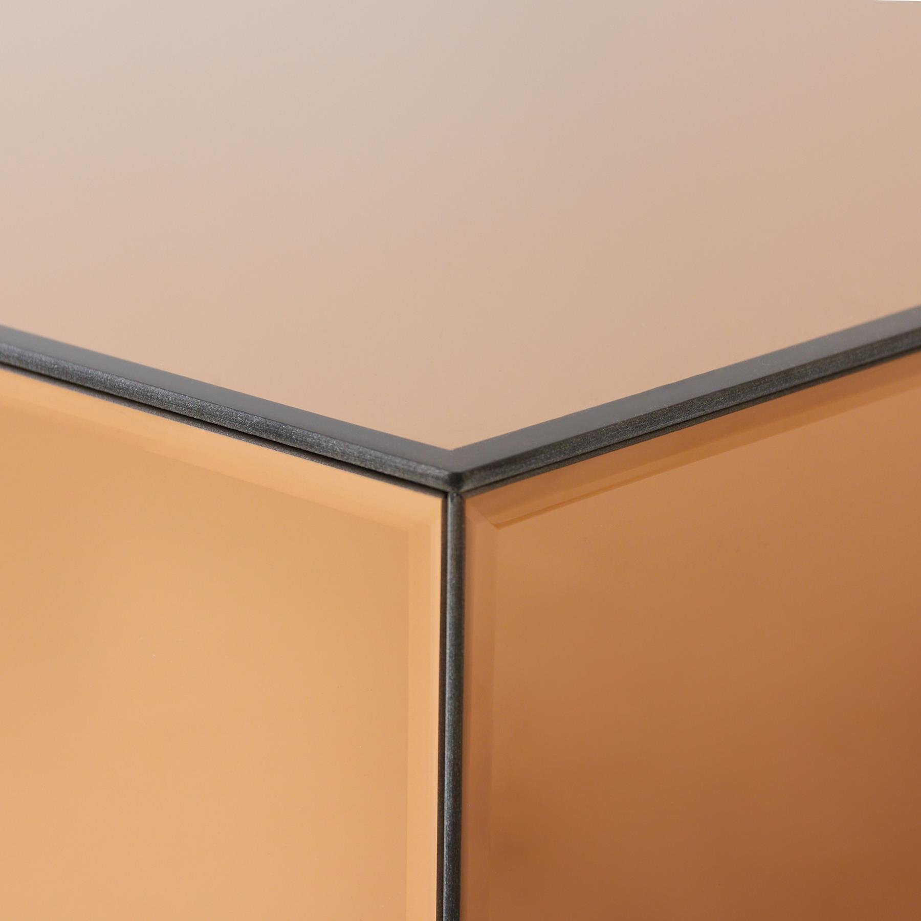 HKliving Mirror Block Salontafel - Smokey Brown