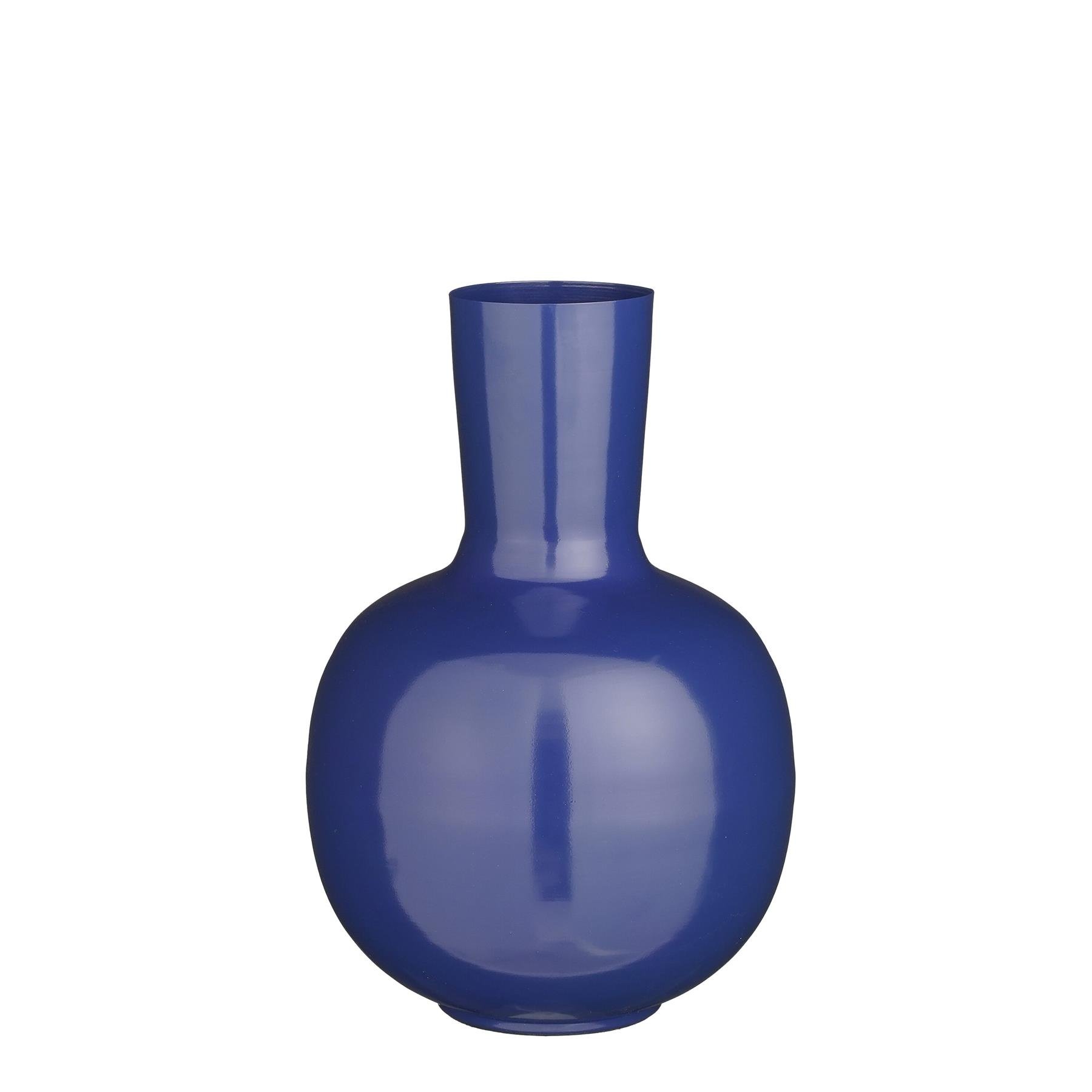 Mica Decorations Dara Vaas - H42 x Ø28 cm - Blauw