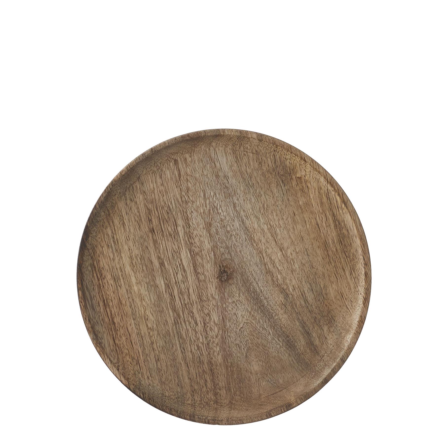 Mica Decorations Duko Bord - Ø30 cm - 100% FSC Mangohout - Bruin