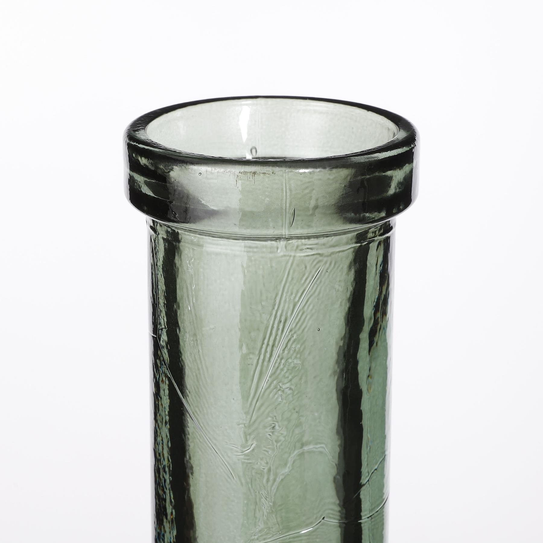 Mica Decorations Rioja Glazen Fles - H100 x Ø21 cm - Groen