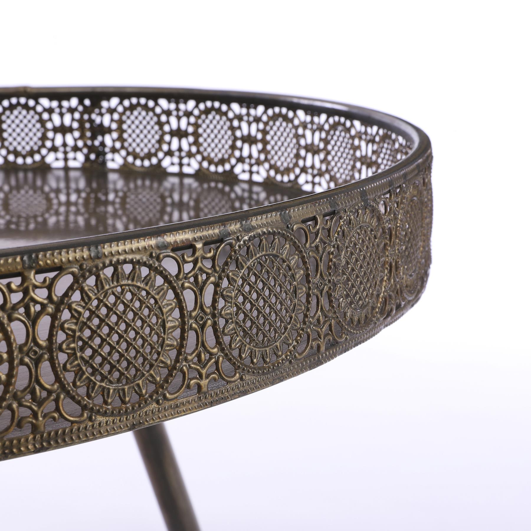 Mica Decorations Lagune Salontafel Ø70 cm Brons