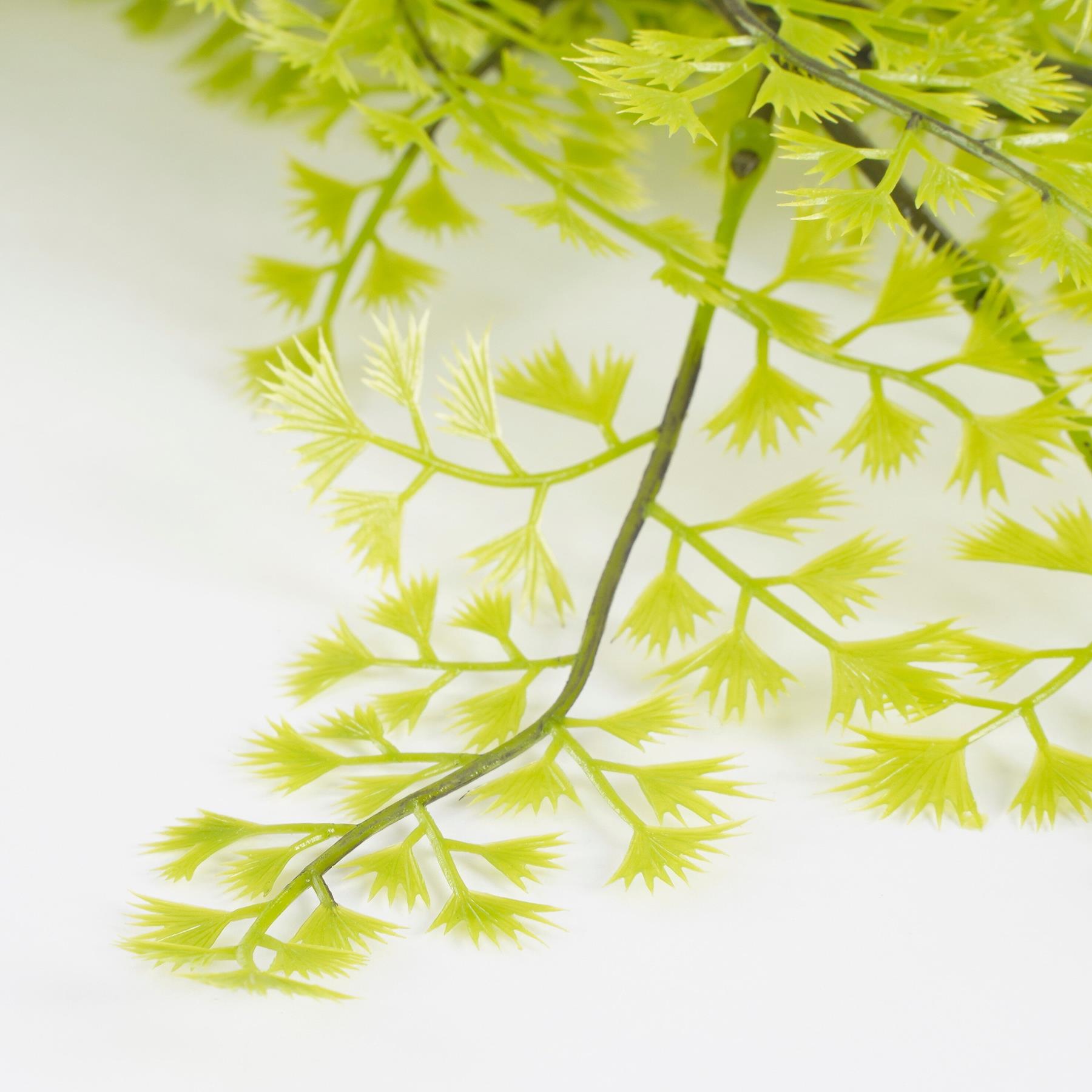 Mica Decorations Cypres Kunst Hangplant - H95 cm - Groen