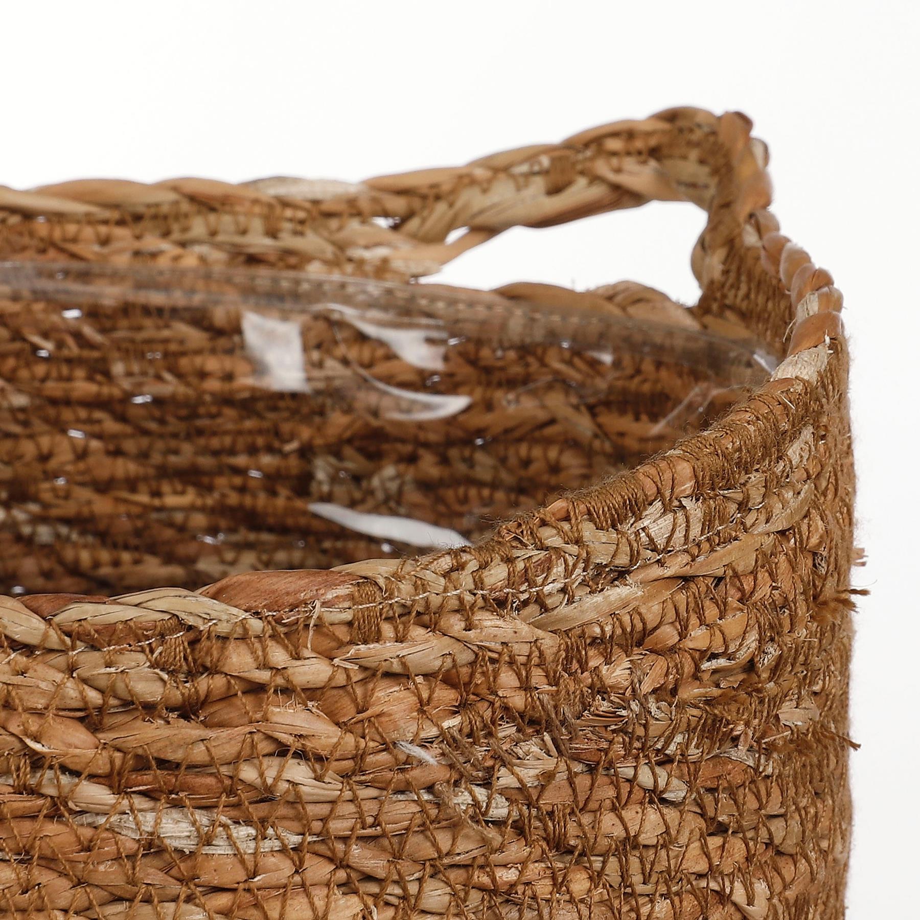 Mica Decorations Atlantic Plantenmand Hangend Set van 3 - Lichtbruin