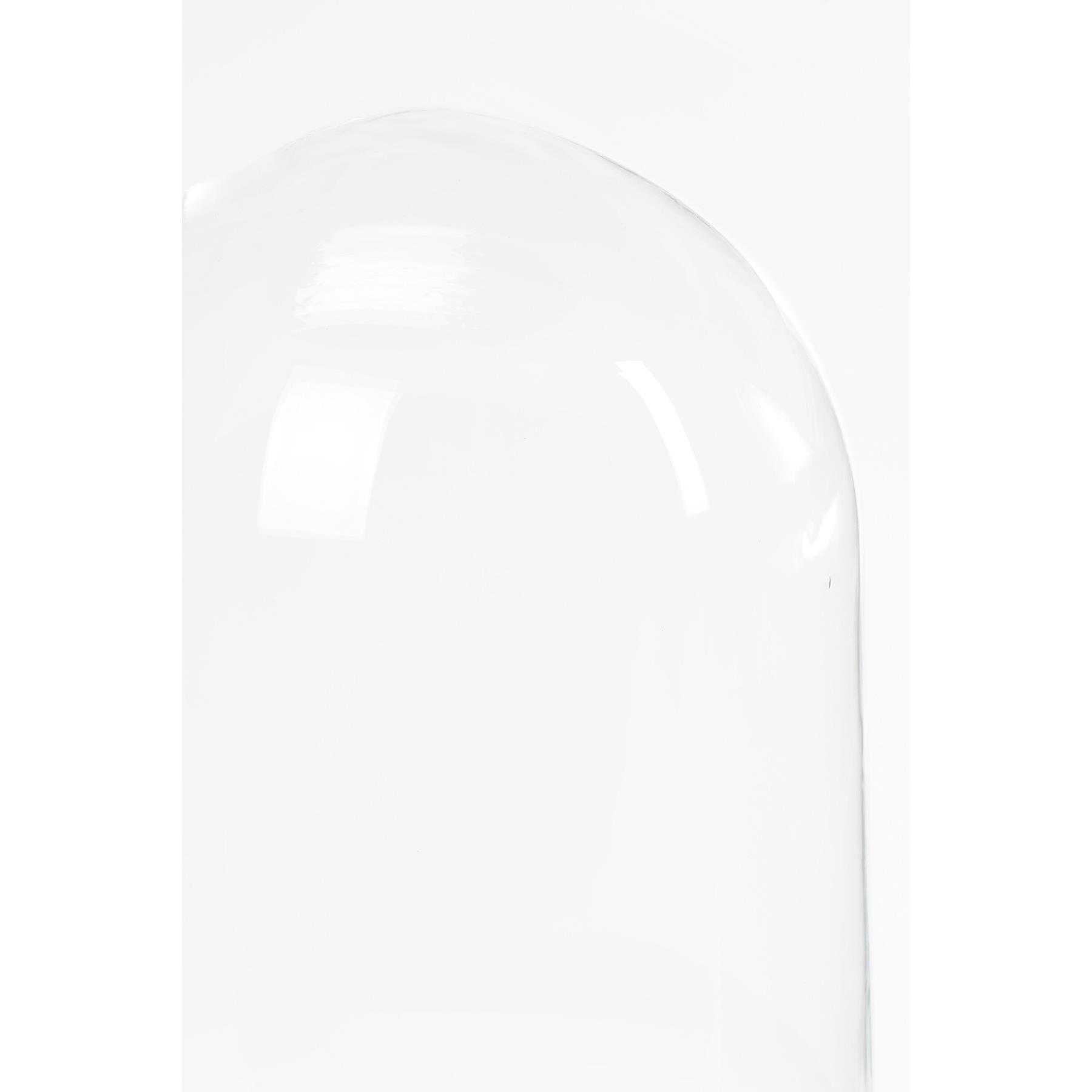 Mica Decorations Hella Glazen Stolp H30 x Ø21 cm Zwart
