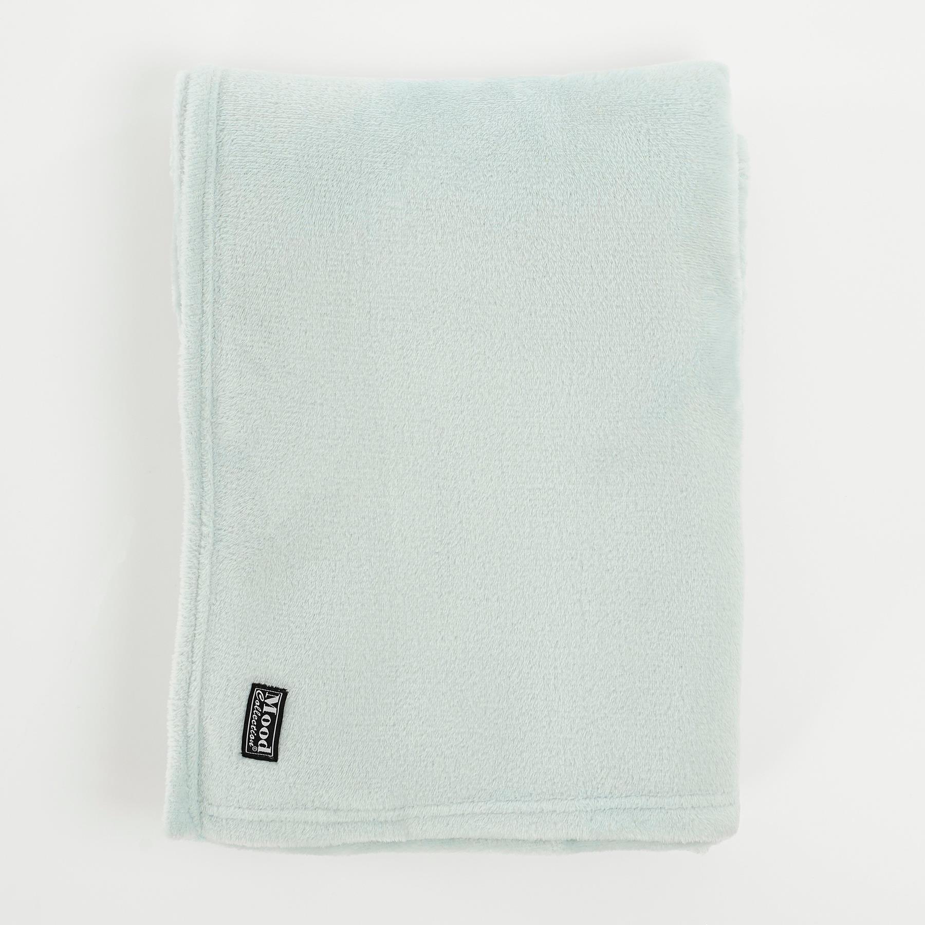 In The Mood Collection Famke Fleece Plaid - 180 x 130 cm - Mintgroen