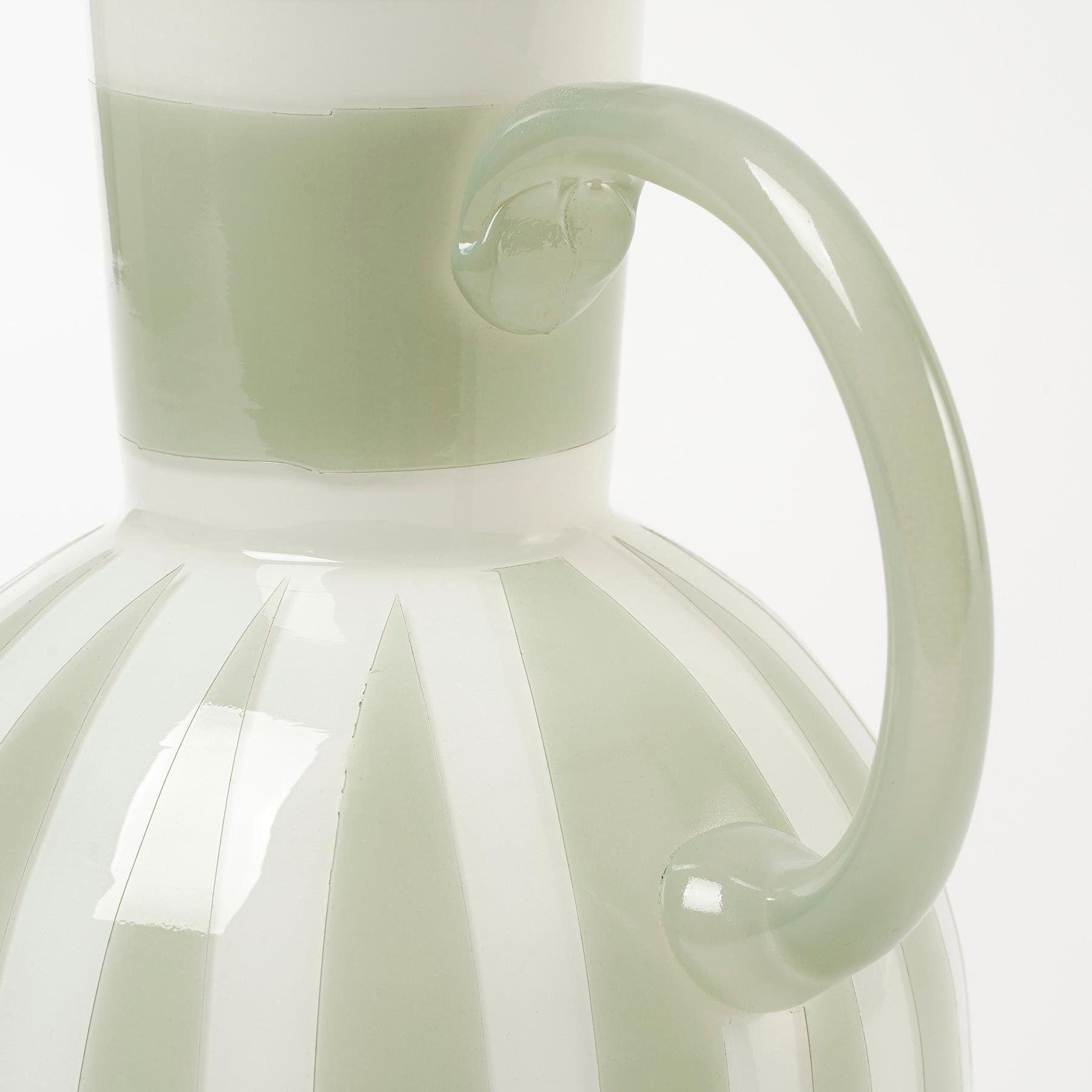 Mica Decorations Bazaar Vaas - H21 x Ø17,5 cm - Glas - Lichtgroen