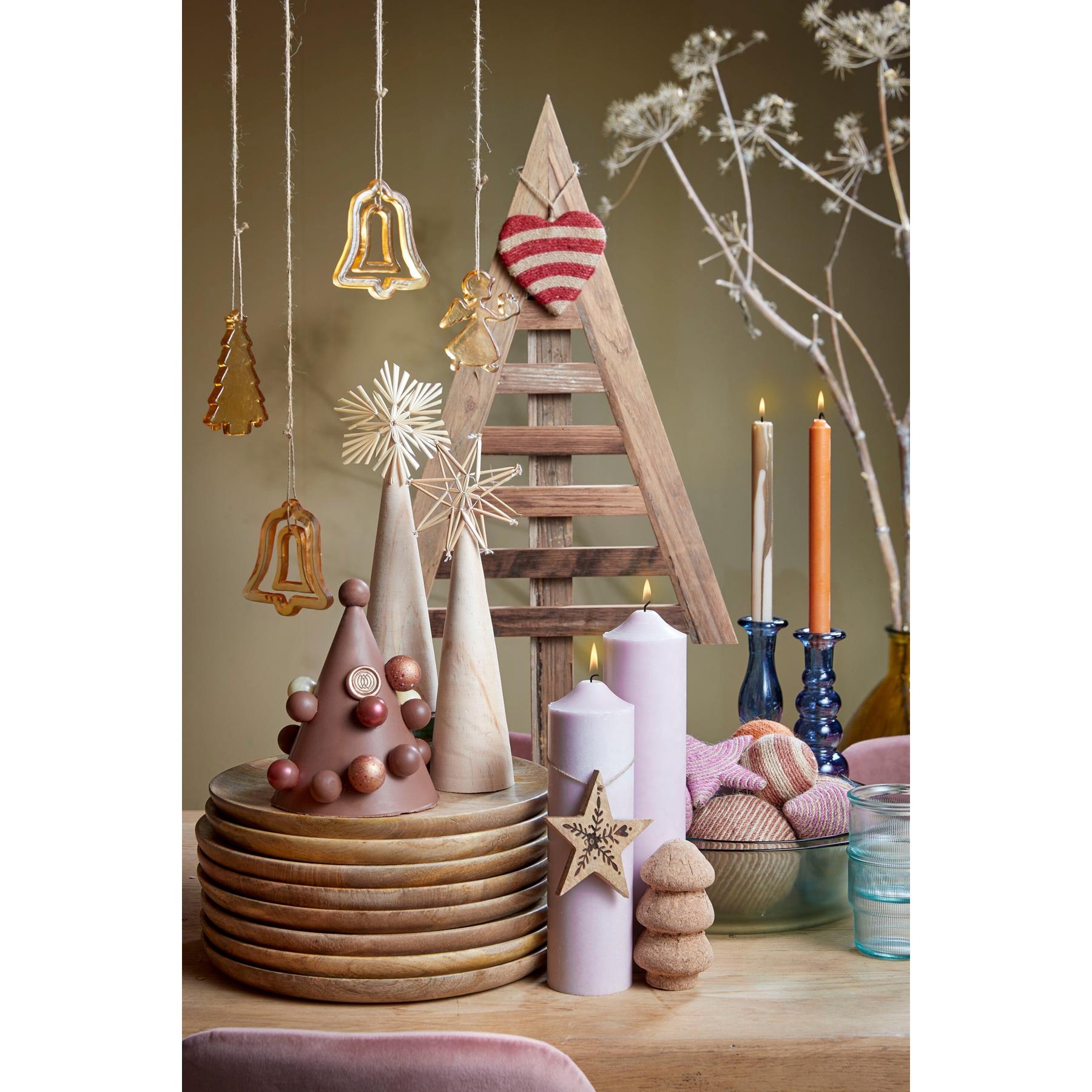Mica Decorations Duko Bord - Ø30 cm - 100% FSC Mangohout - Bruin